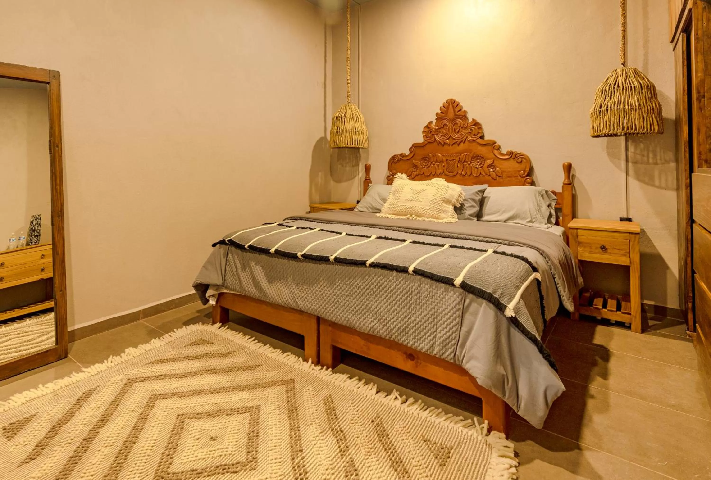 Bed in Casa Lavanda Hotel Boutique