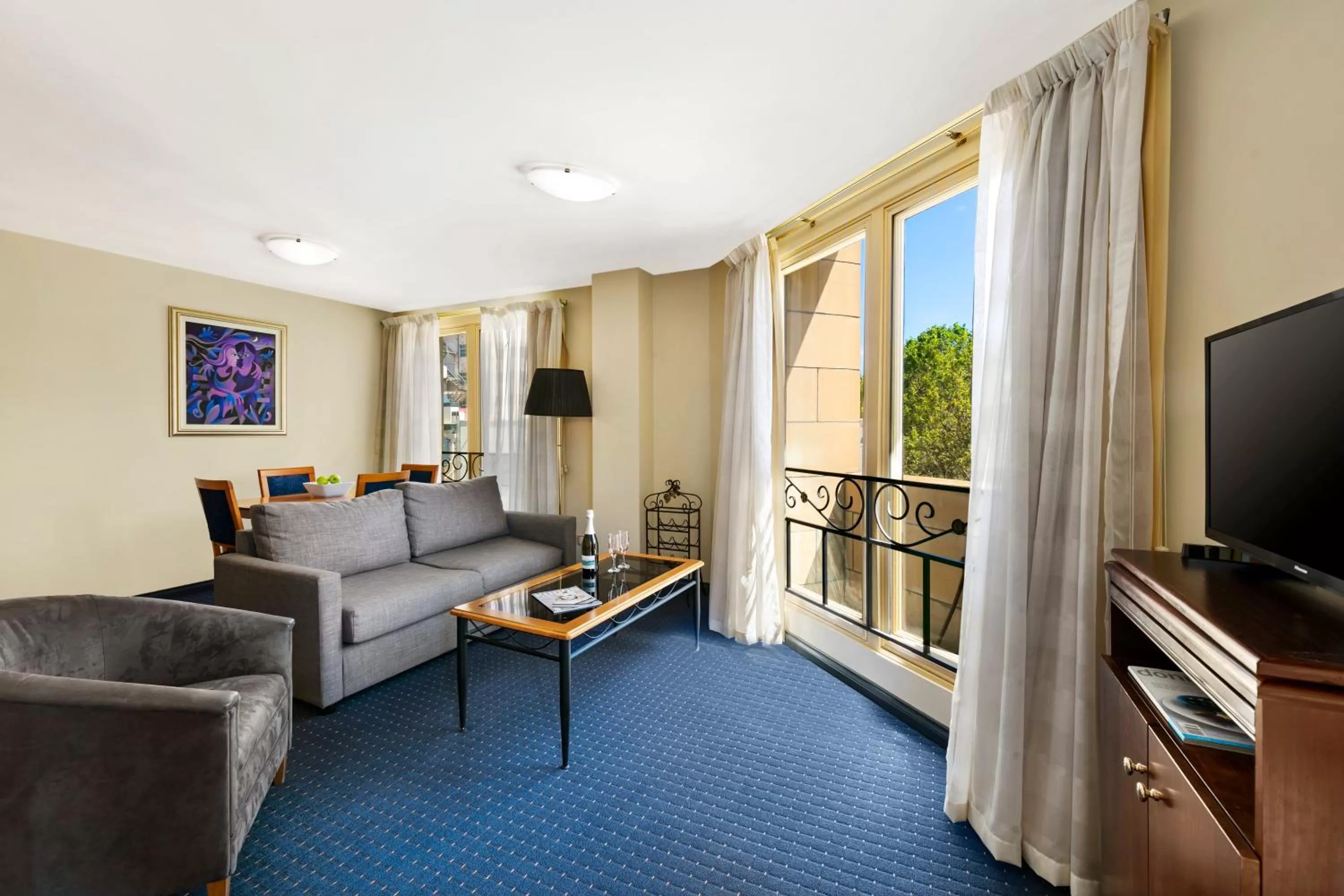 Living room in Quest Savoy