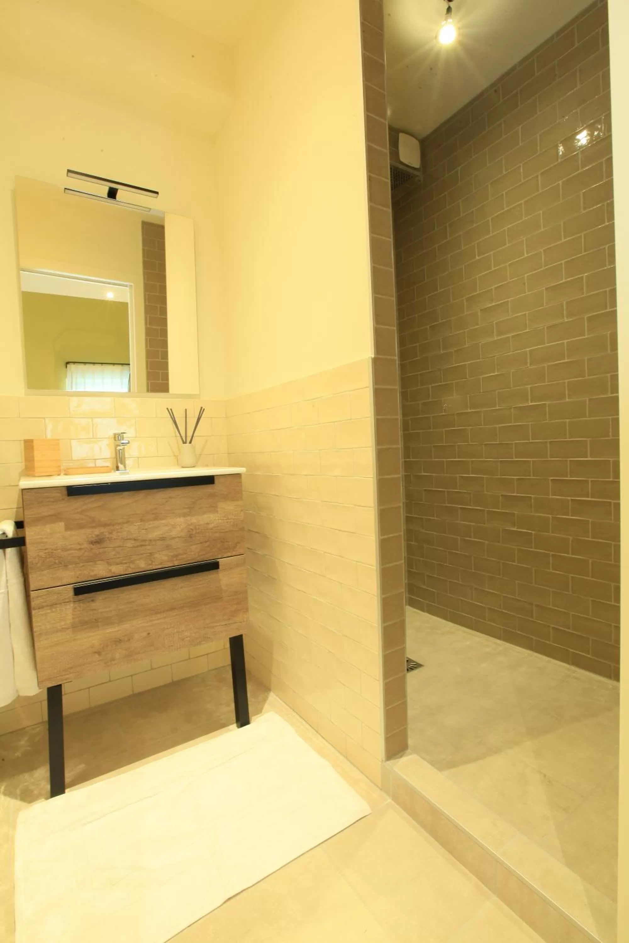 Shower in Chambres D' hôtes Les Ormes