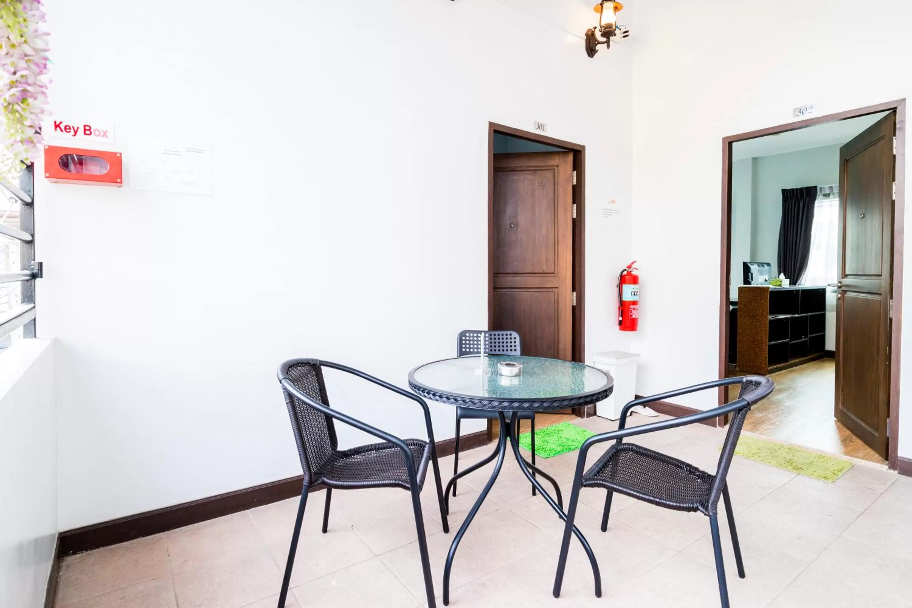 Balcony/Terrace in The Cube Sathorn Boutique Hotel