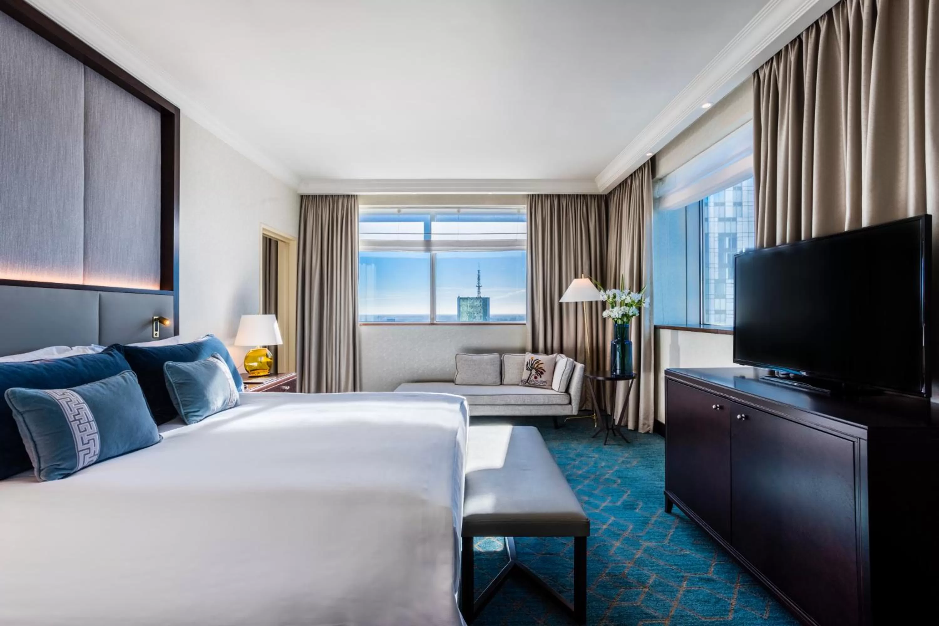 Bedroom, Bed in InterContinental Warszawa by IHG