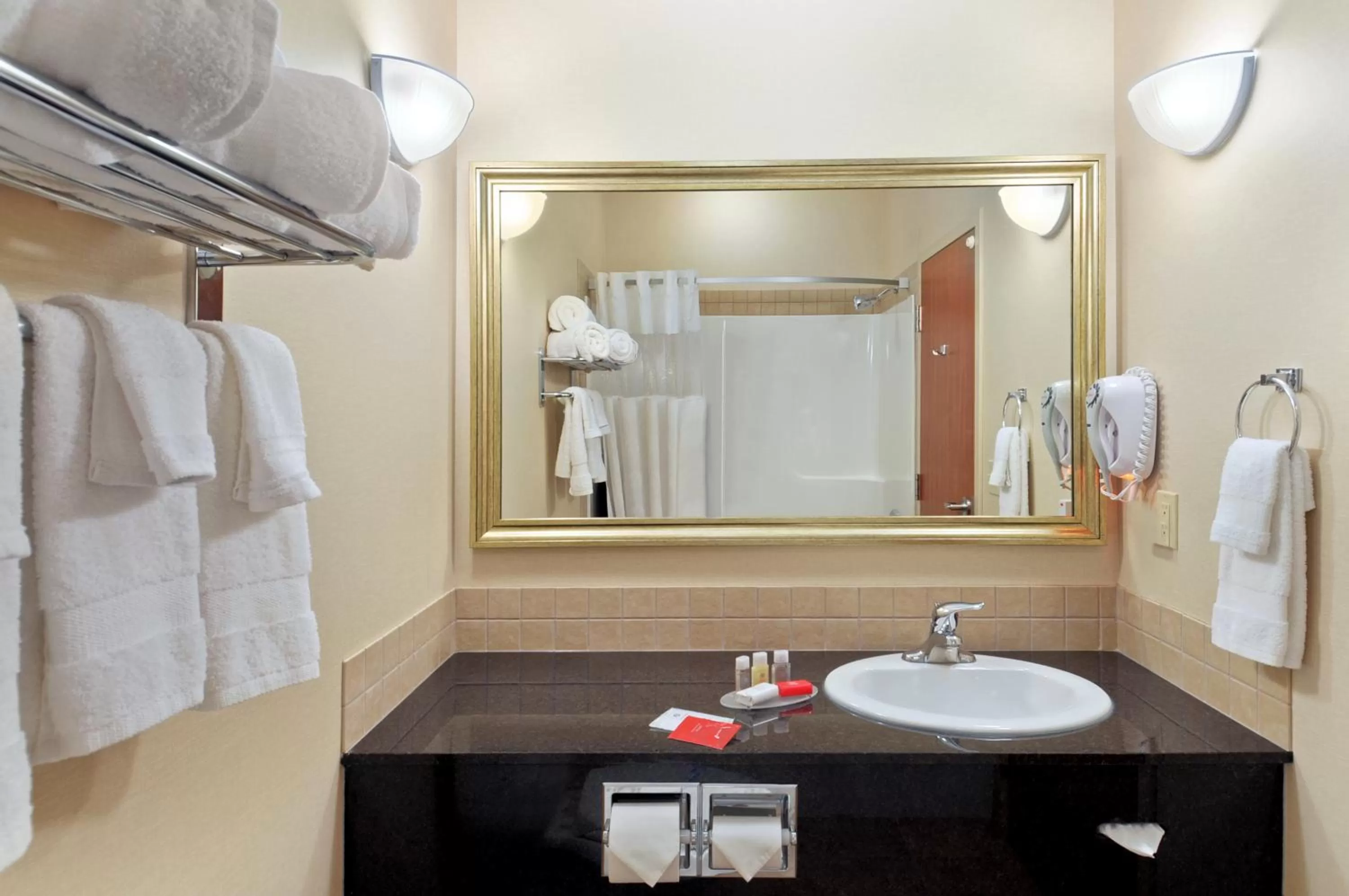 Bathroom in Ramada by Wyndham Lac La Biche