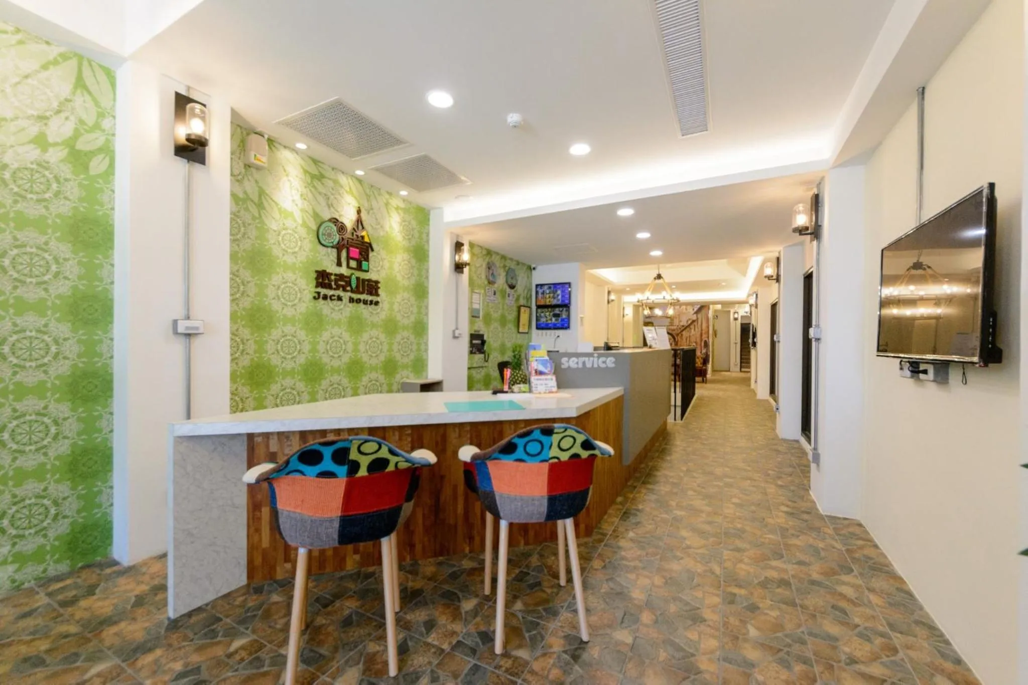 Lobby or reception, Lounge/Bar in Jack House Hotel