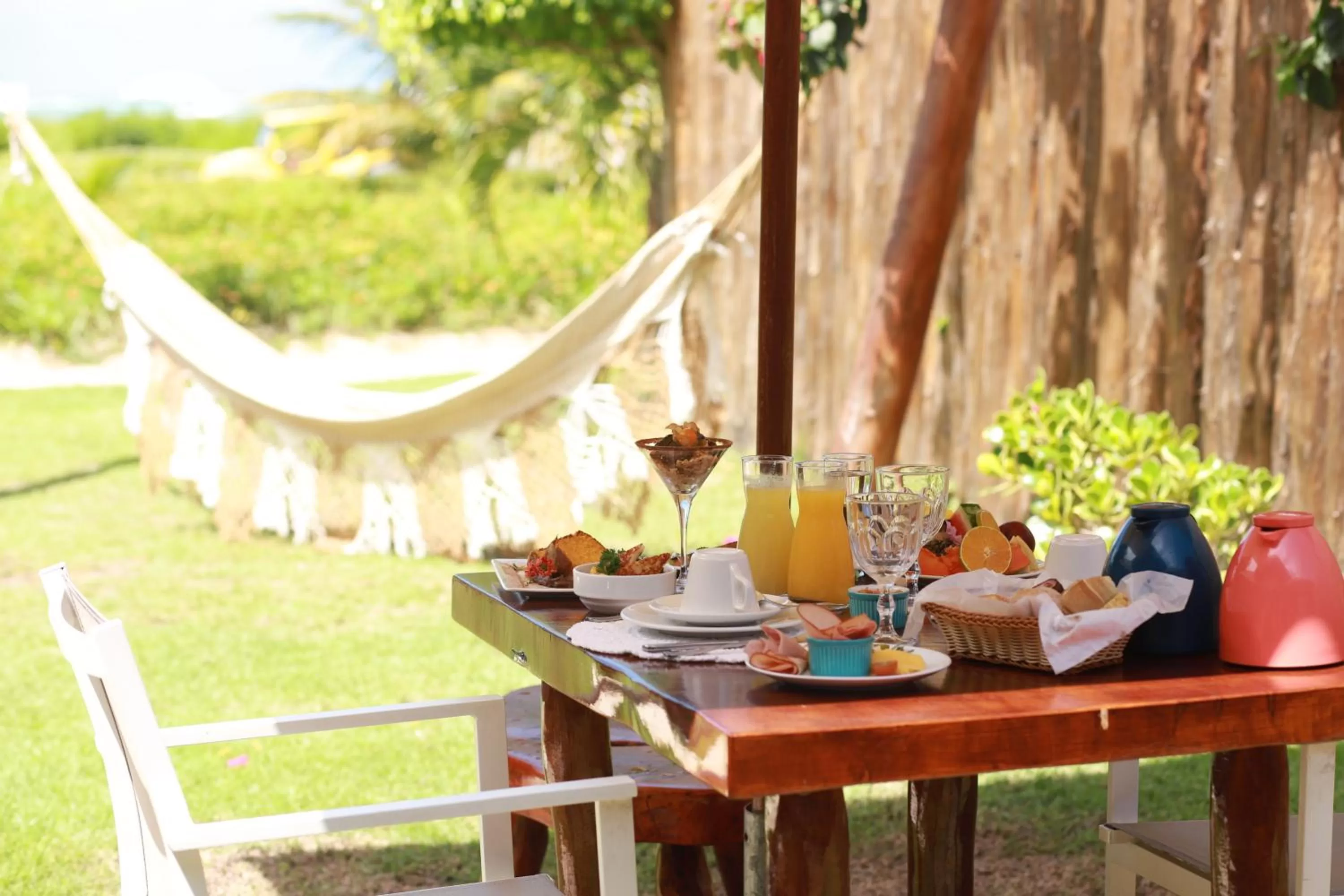 Patio in Pousada Rangai