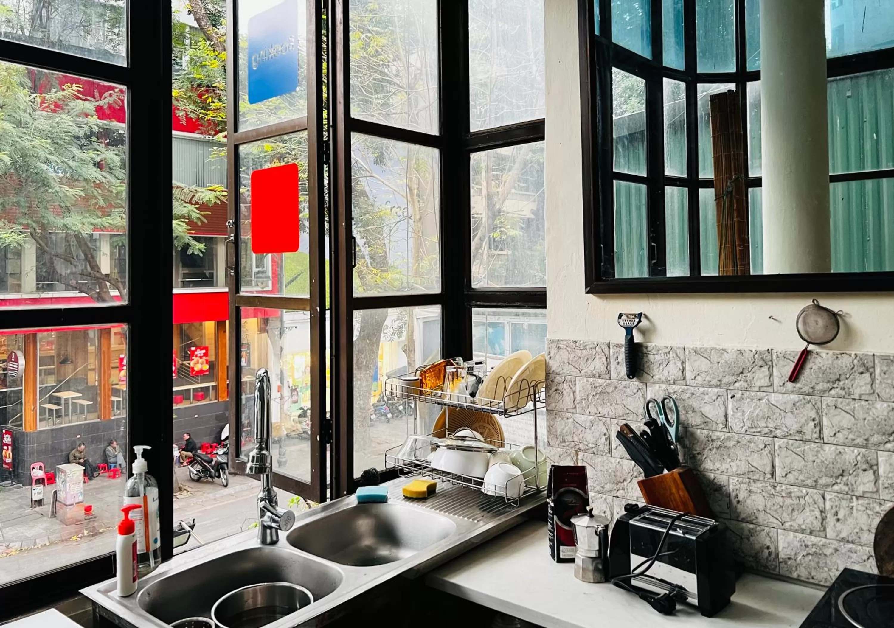 Kitchen or kitchenette in The First Ba Trieu Ha Noi