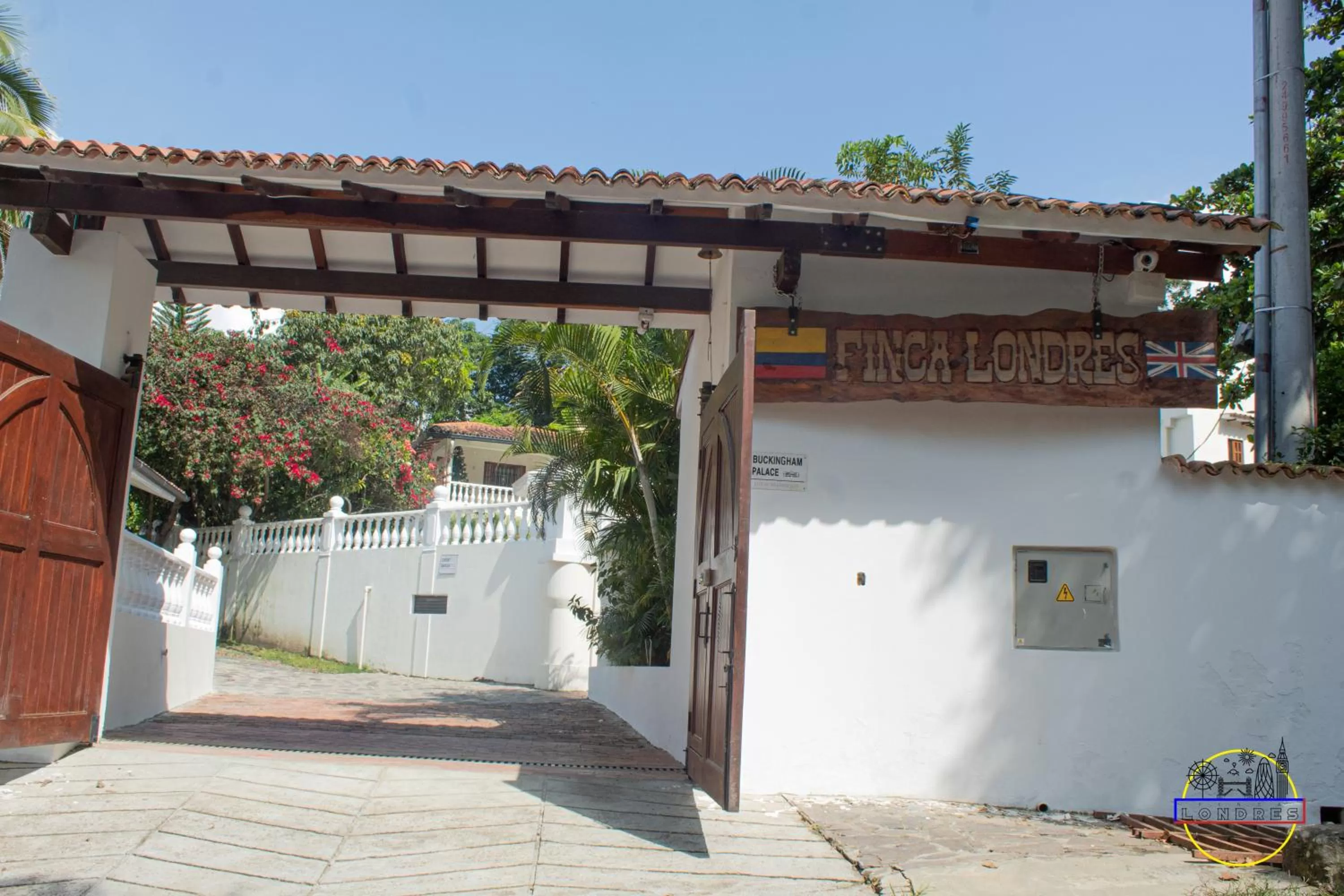 Facade/entrance in Hotel Finca Londres