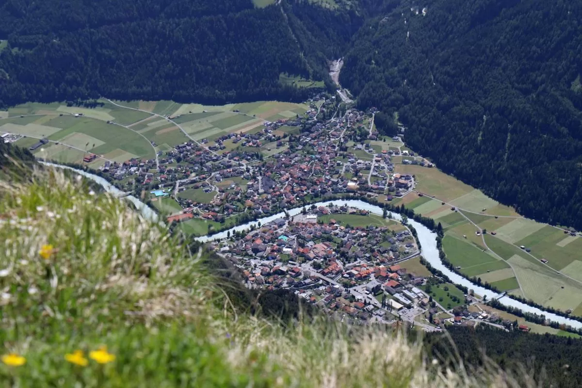 Bird's-eye View in Pension Fuchs