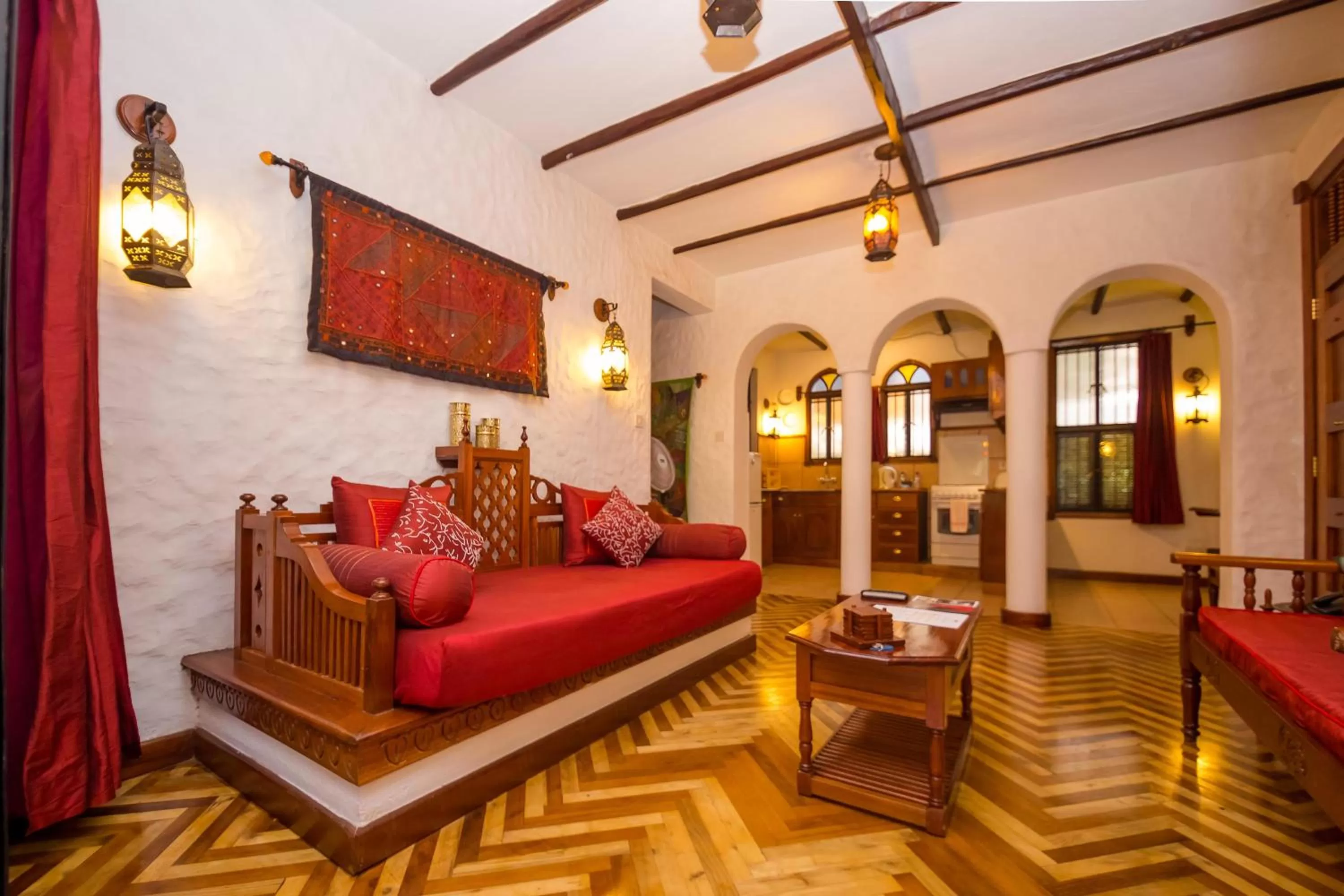 Seating area in The King Post