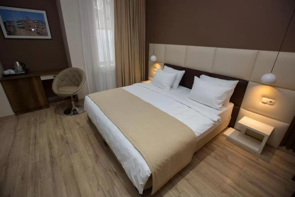 Bed in History Hotel Tbilisi