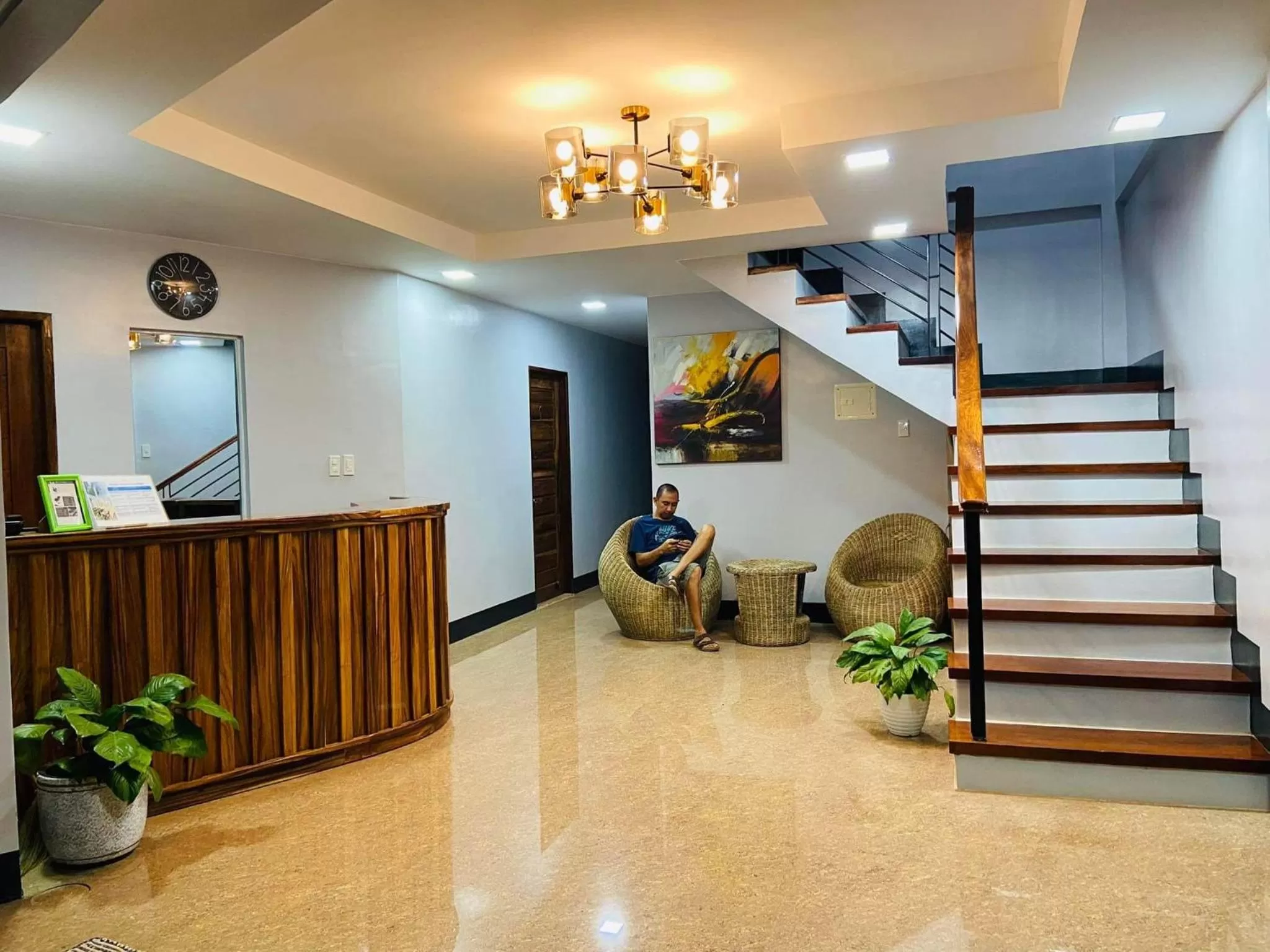 Lobby/Reception in Mongki's Pensionhouse