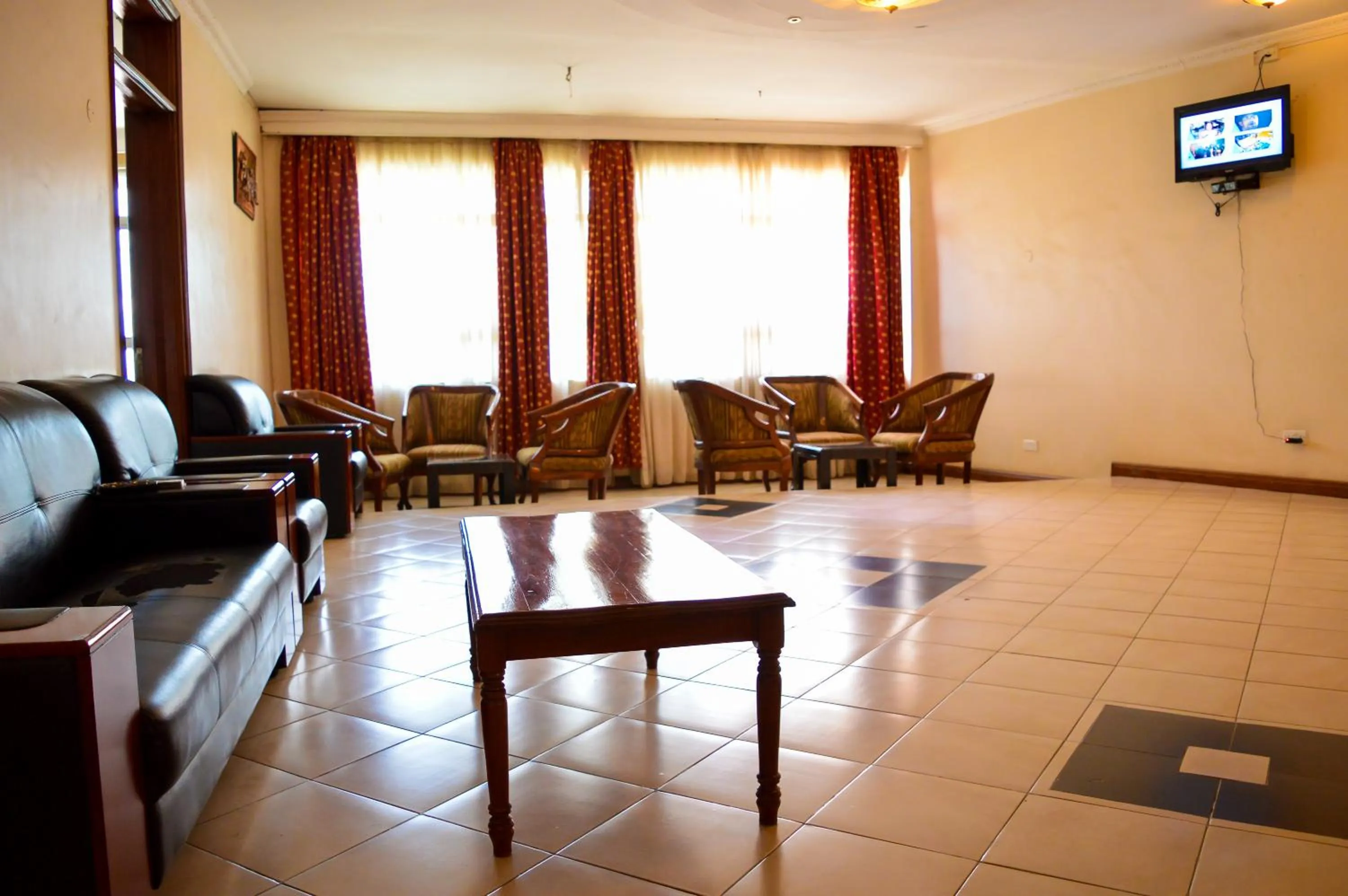 Seating area in Anthena Hotel