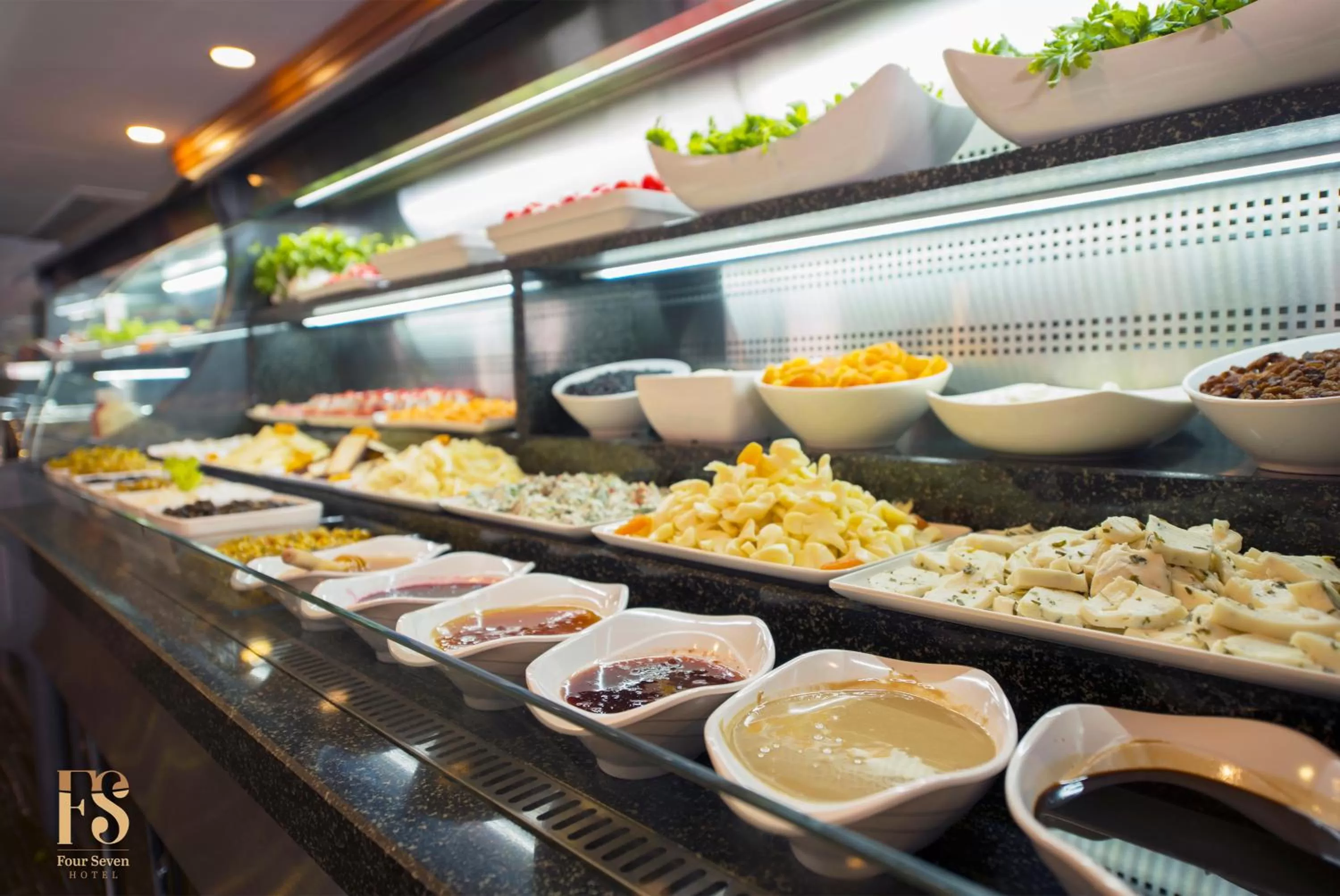 Buffet breakfast in FOUR SEVEN HOTEL