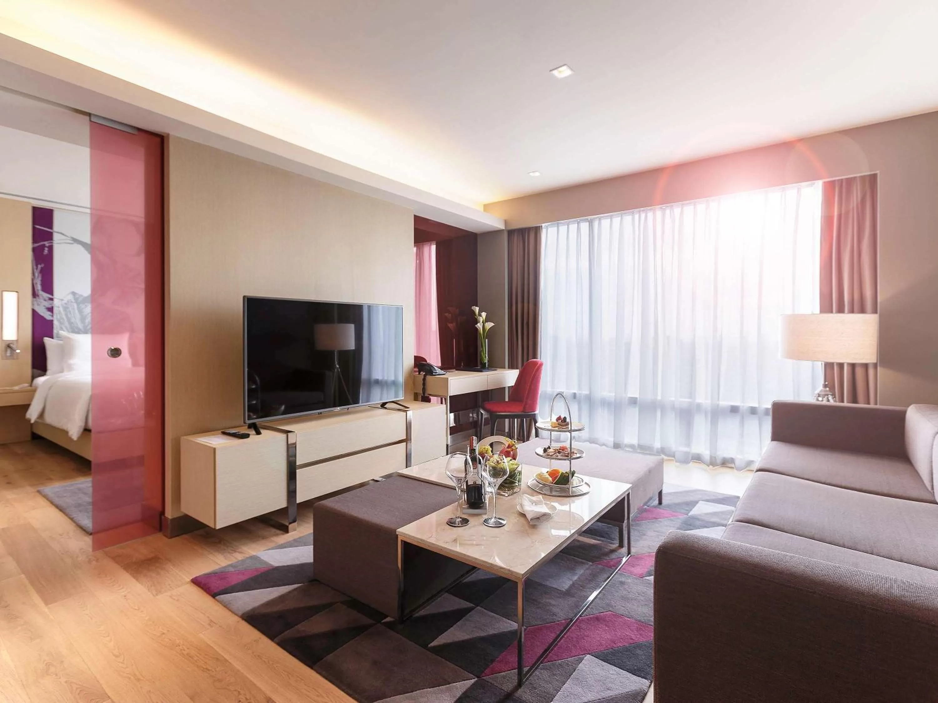 Photo of the whole room in Novotel Manila Araneta City Hotel