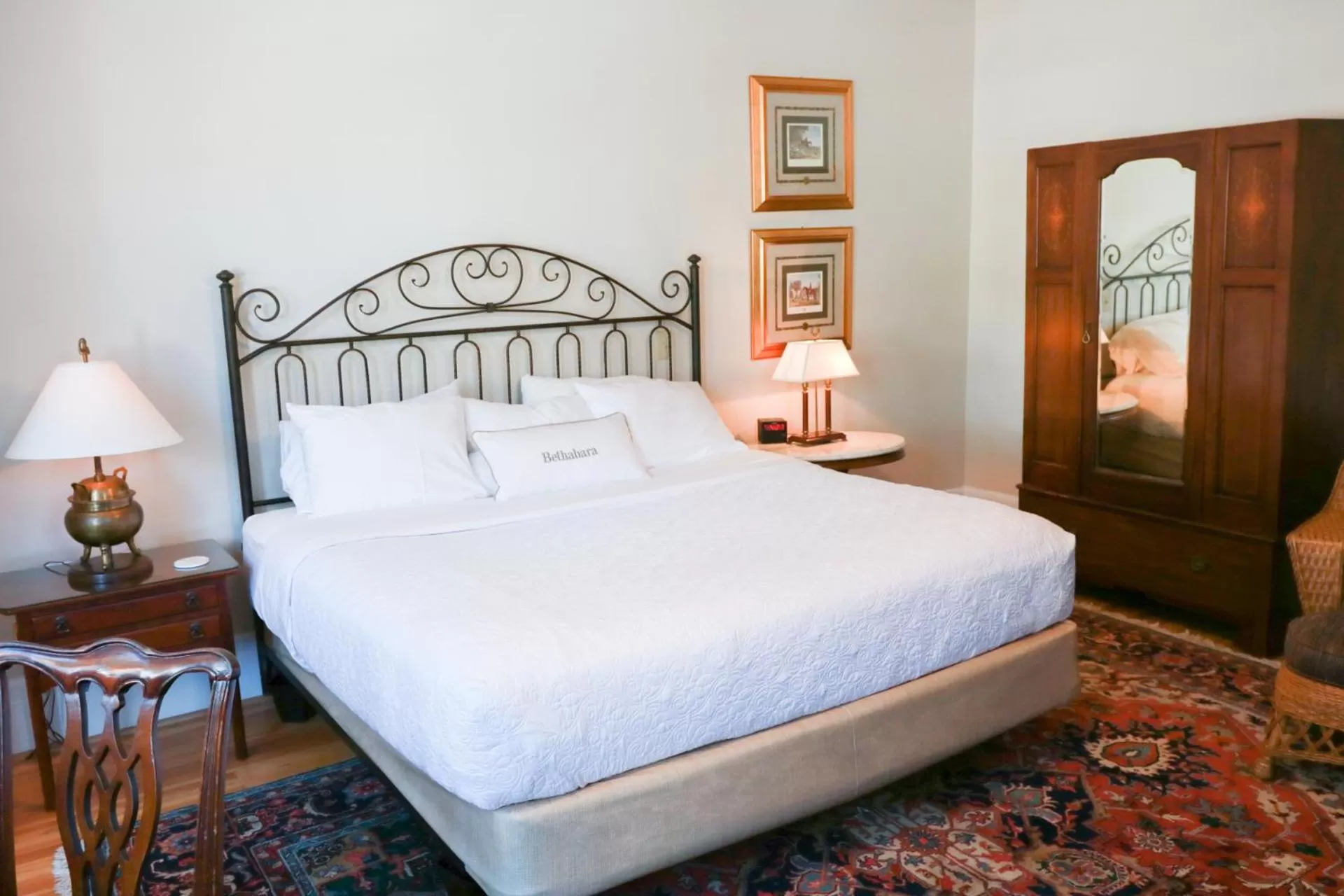 Bed in The Shaffner Inn