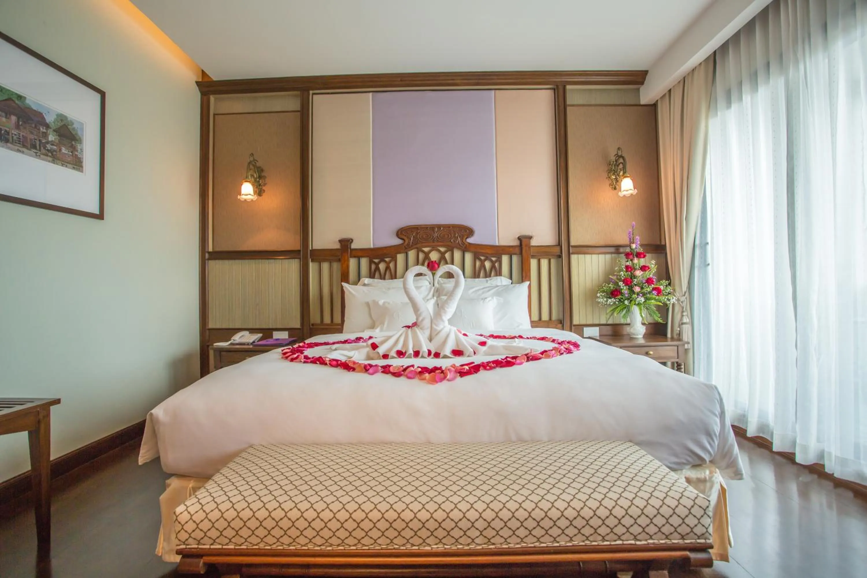 Bed in Chankam Boutique Hotel