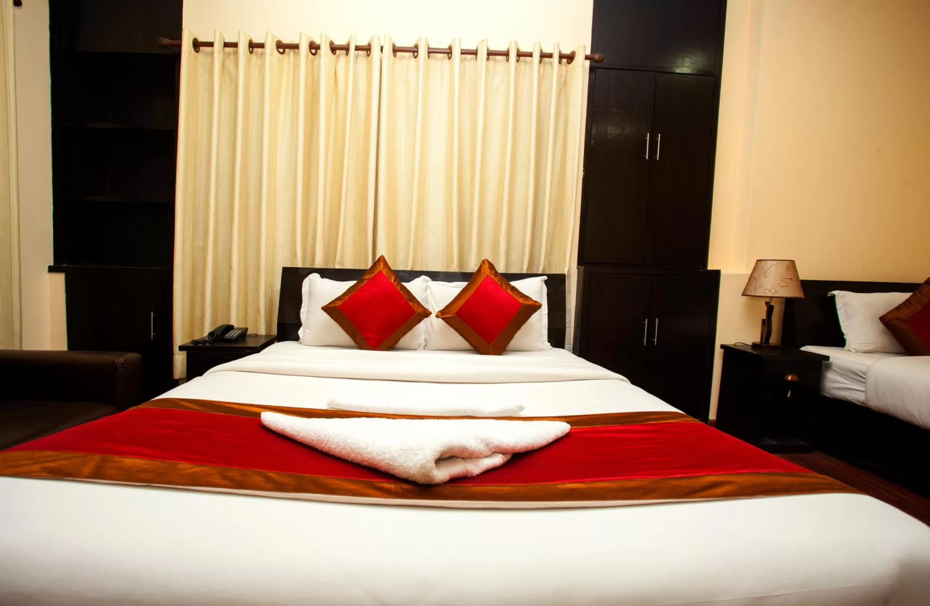 Bed in Hotel Dream City