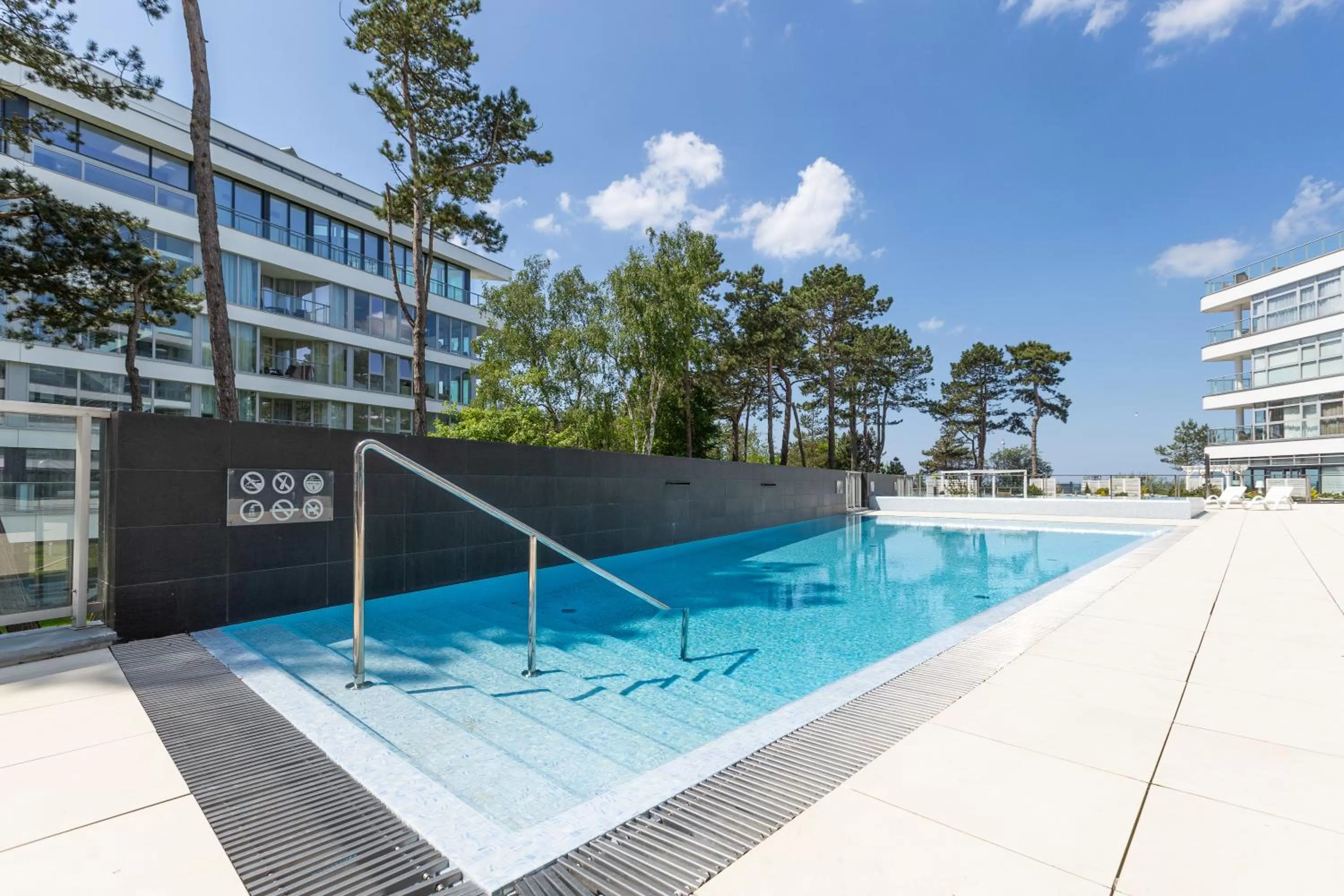 Property building, Swimming Pool in Dune Resort Mielno - A