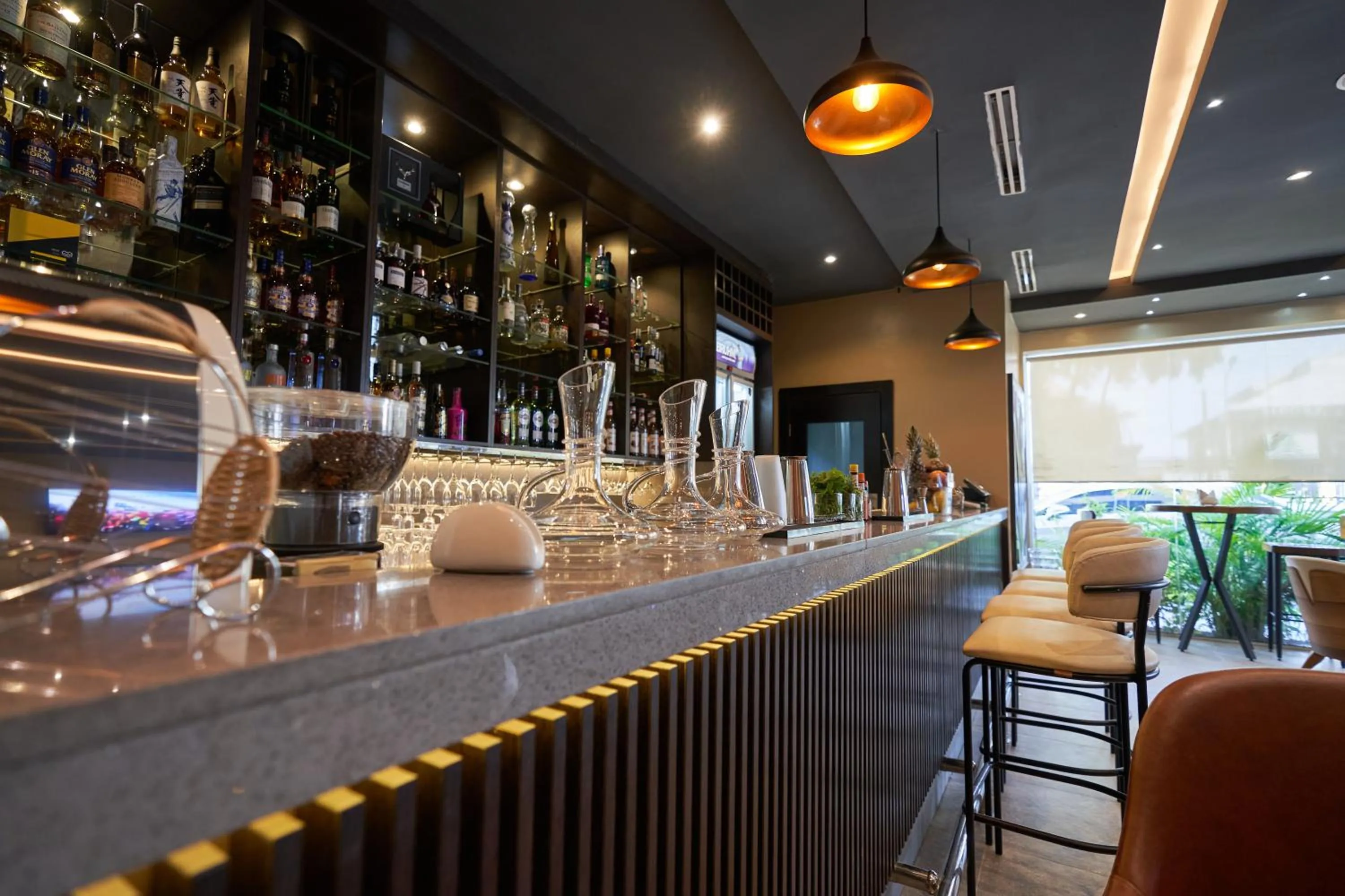 Lounge or bar in Monty Suites Lekki