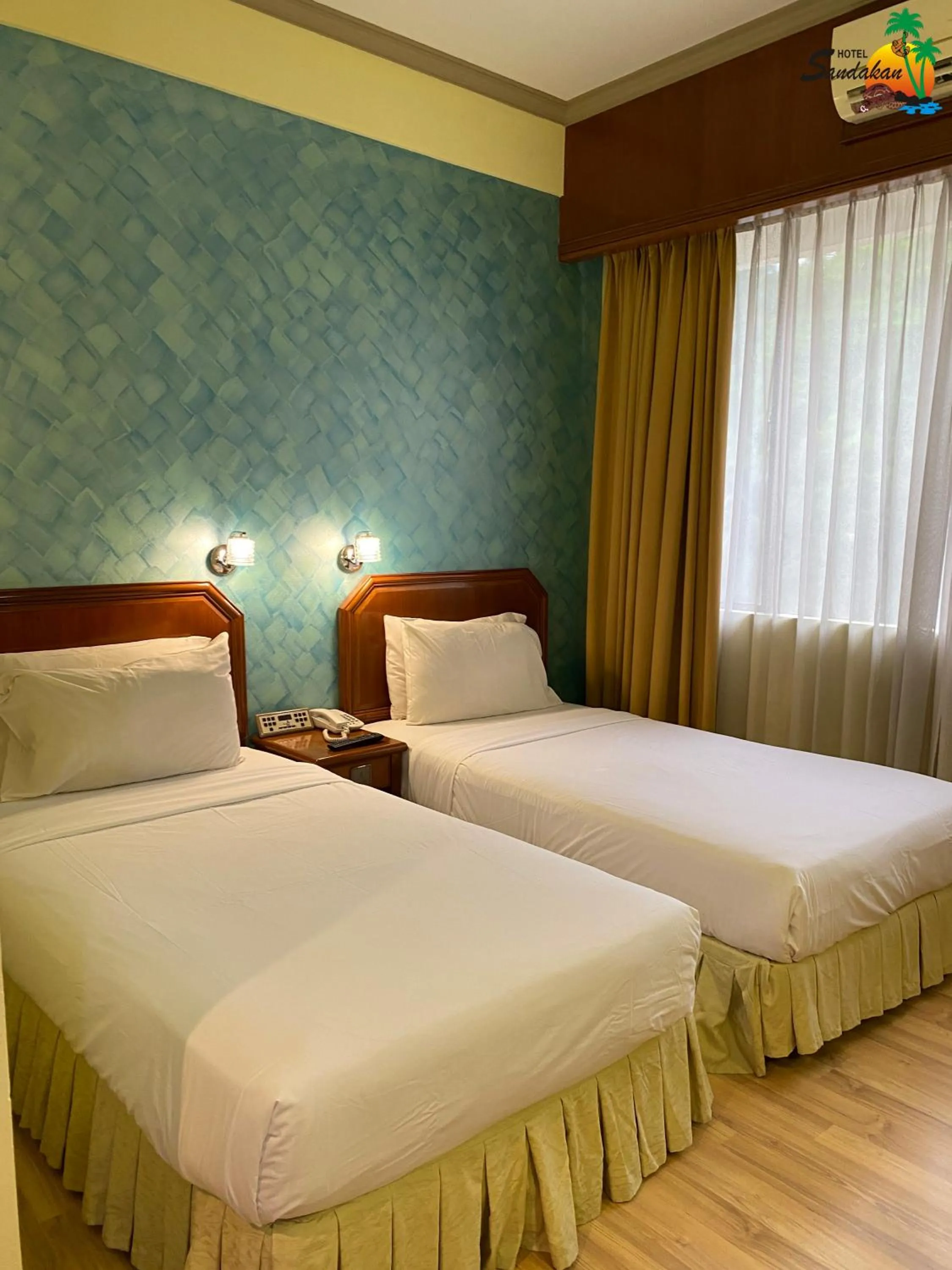 Bed in Hotel Sandakan