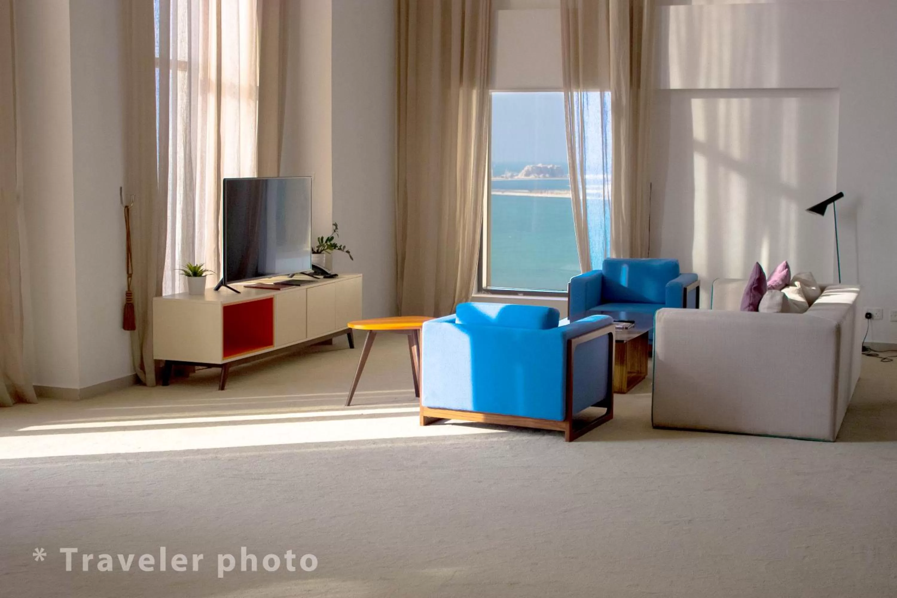 Living room in Ramada Hotel, Suites and Apartments by Wyndham Dubai JBR