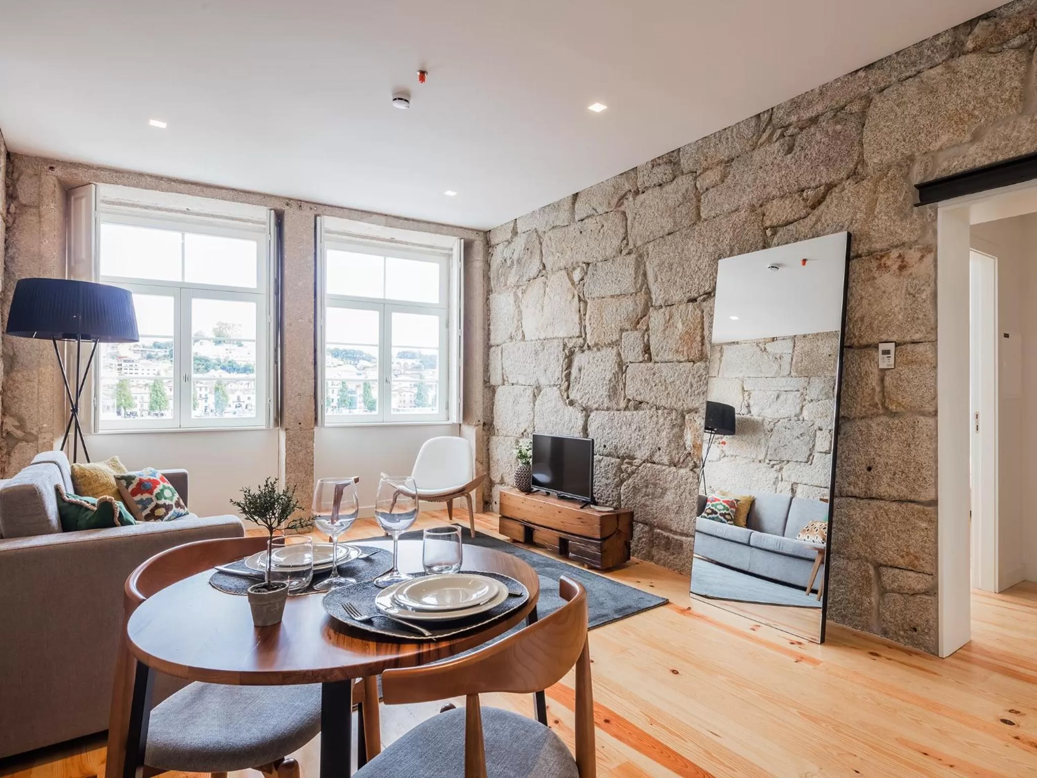 Living room in Porto River