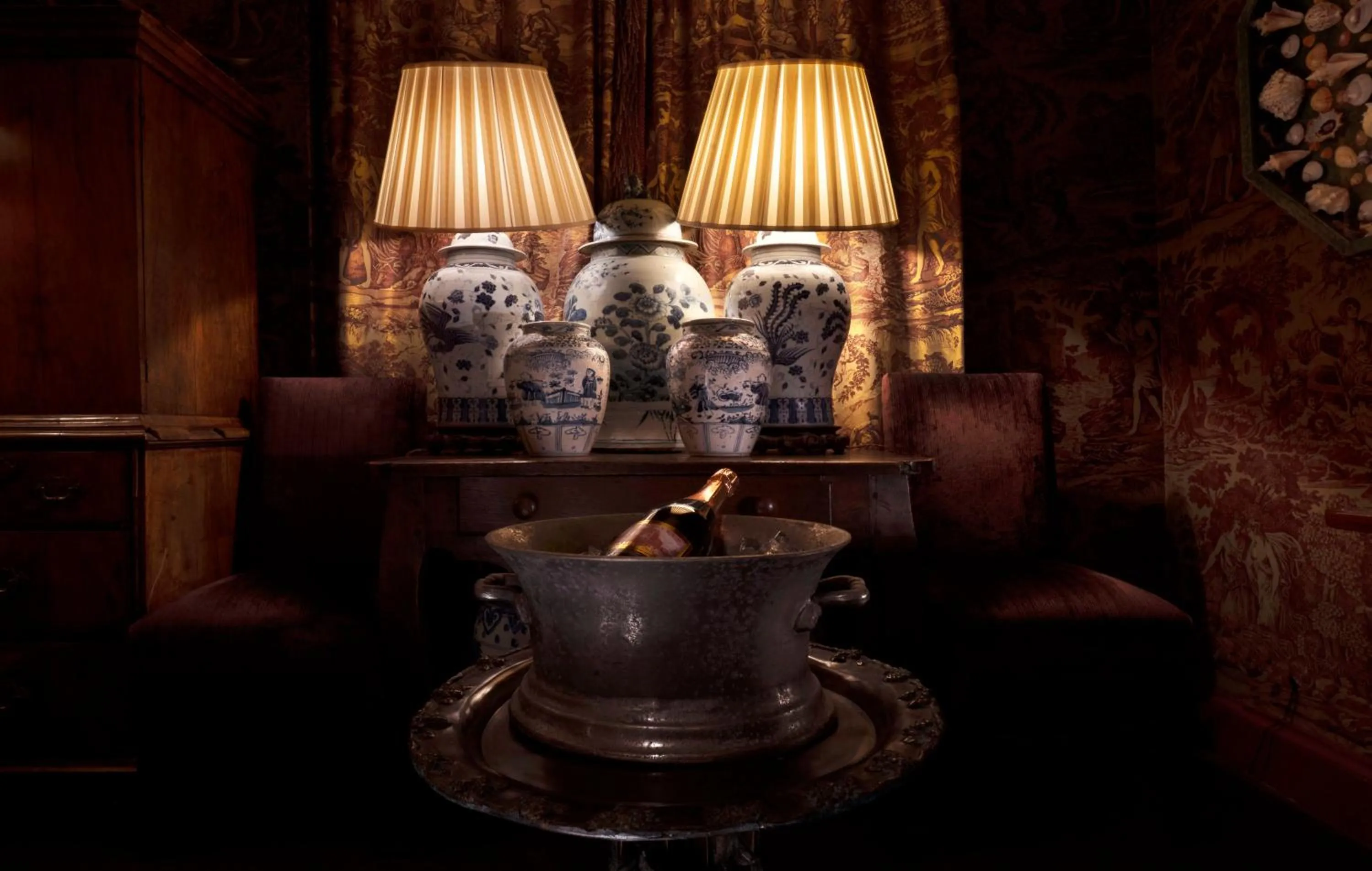 Decorative detail in Prestonfield House