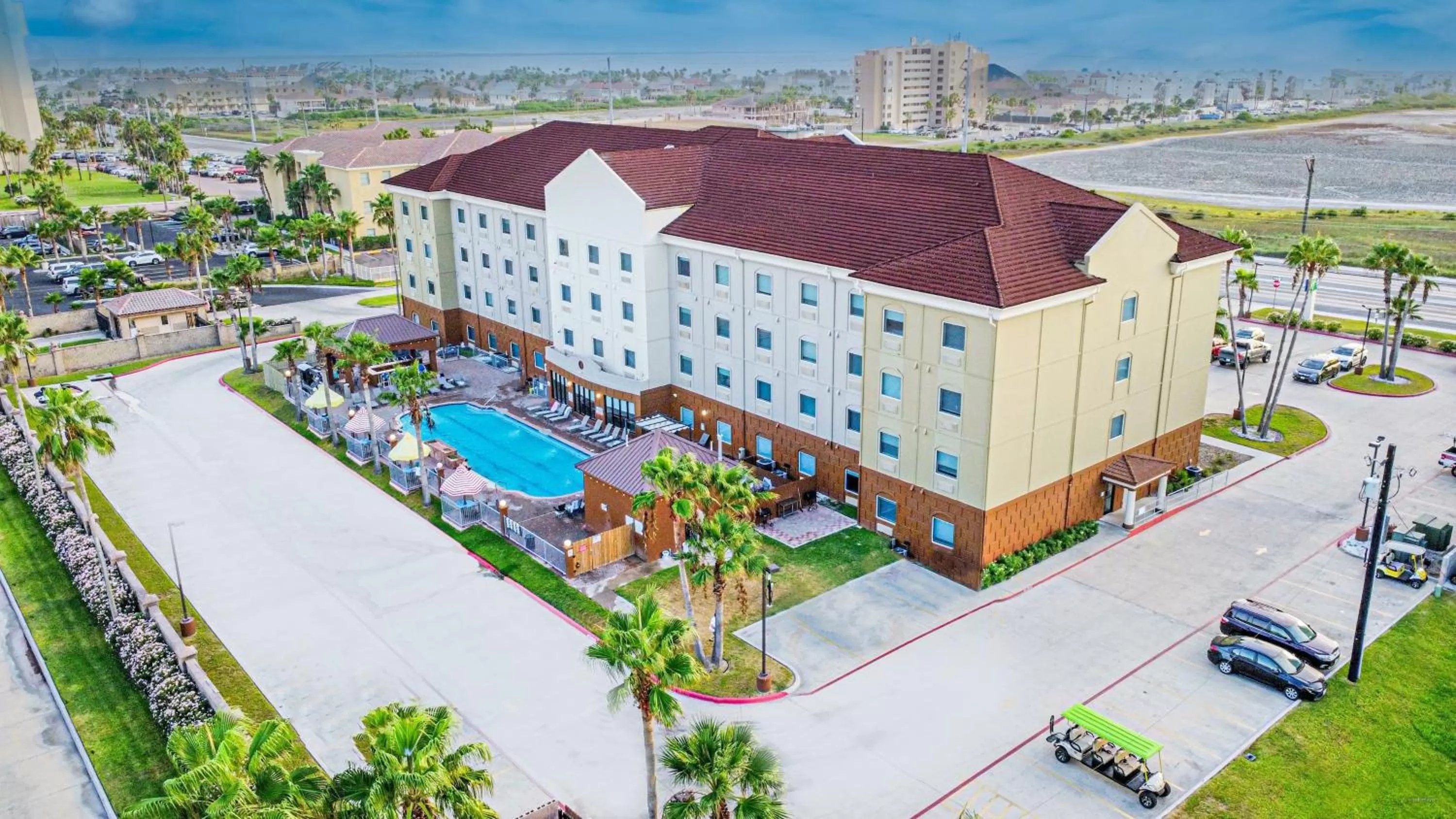 Property building in Holiday Inn Express Hotel and Suites South Padre Island by IHG