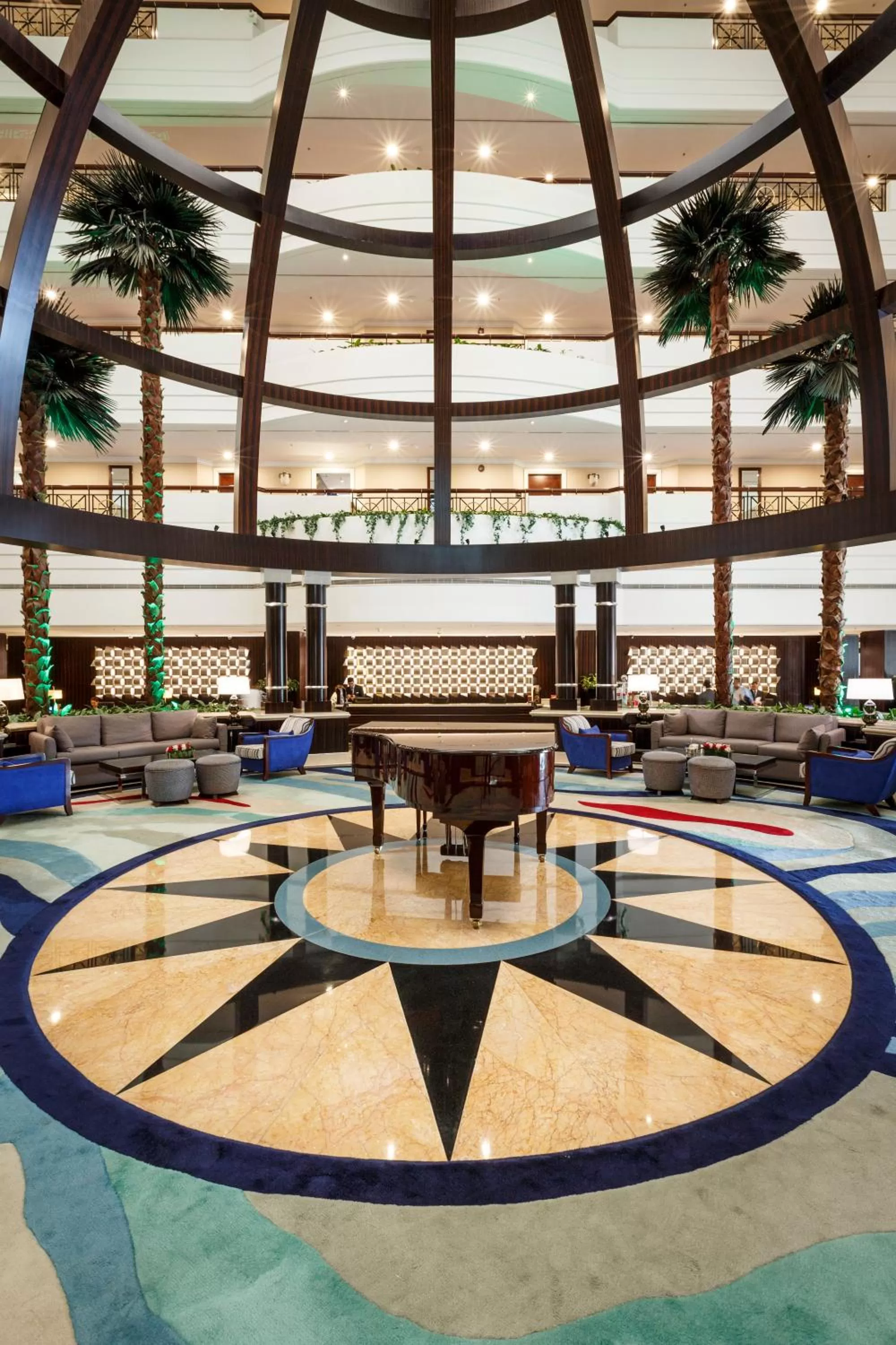 Lobby or reception in Mövenpick Grand Al Bustan