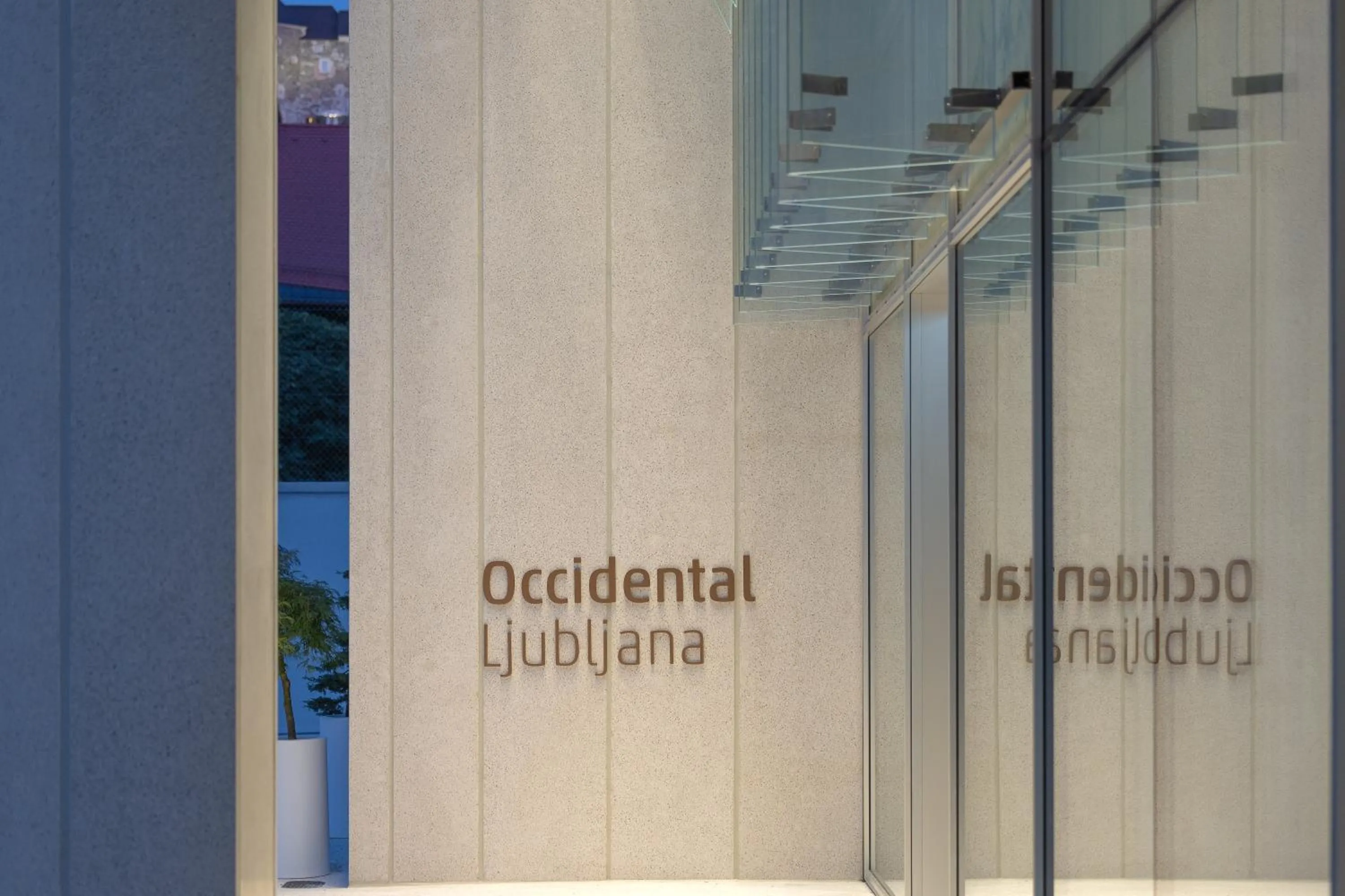 Property building in Occidental Ljubljana