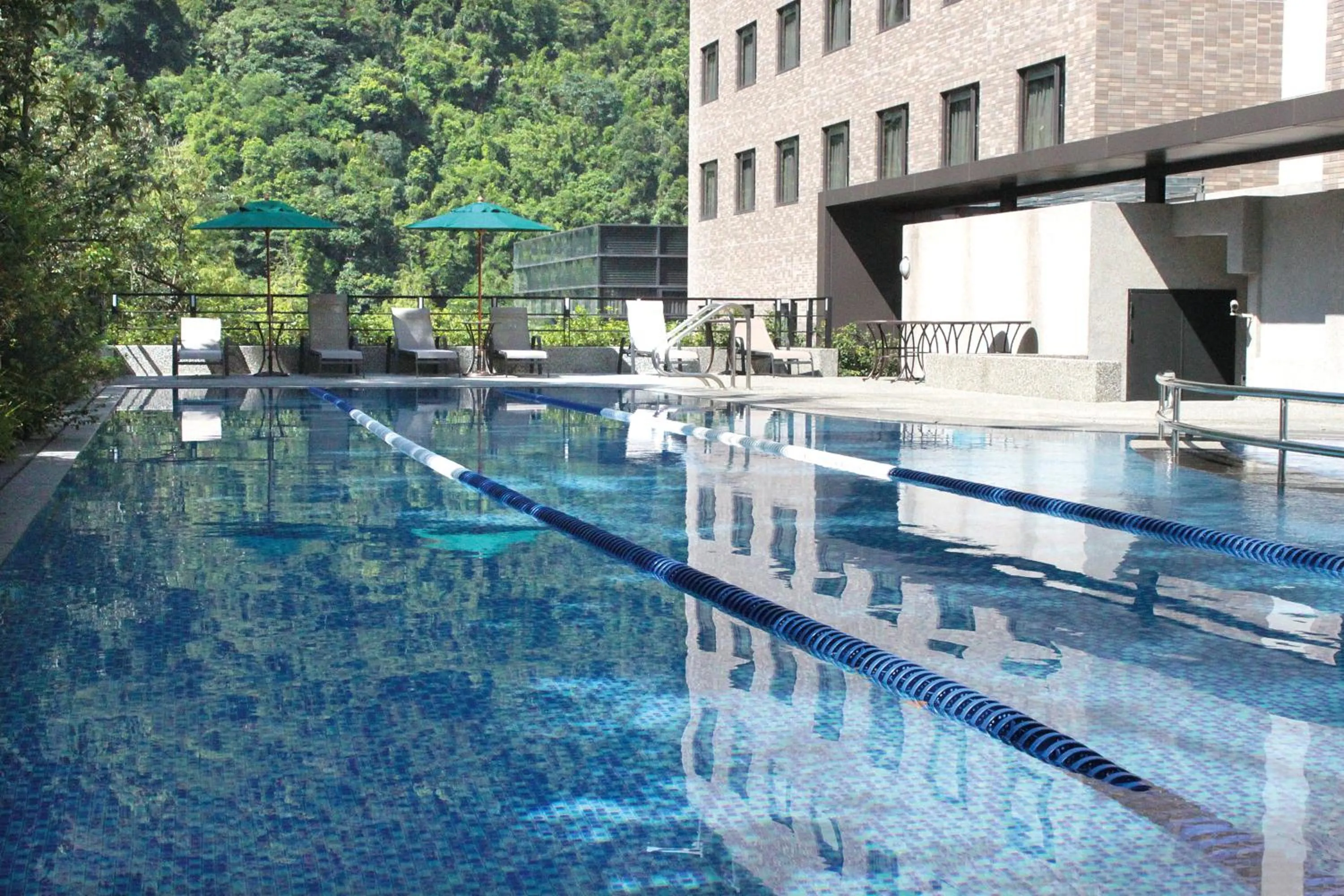 Swimming pool in Great Roots Forestry Spa Resort