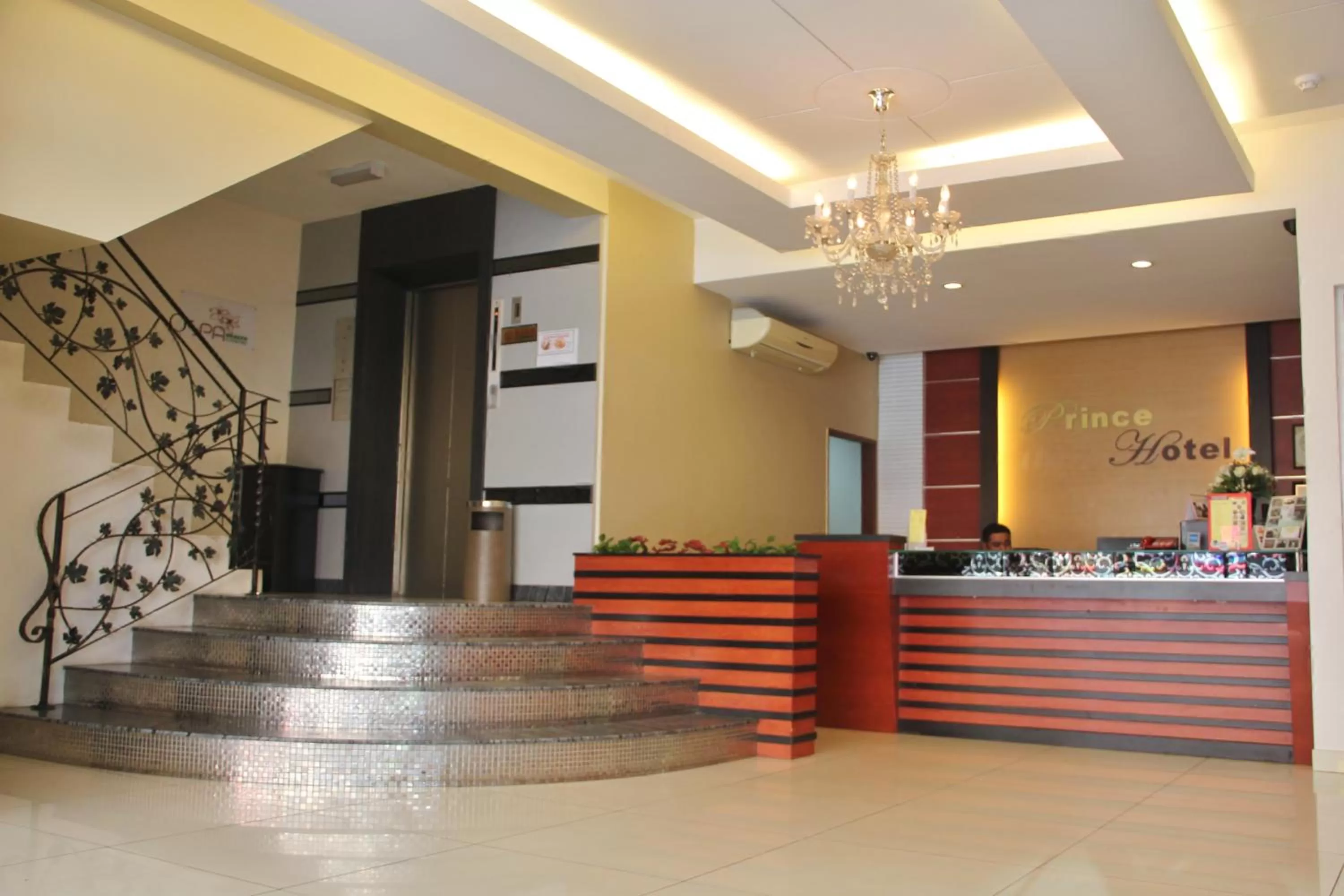 Lobby or reception in Prince Hotel