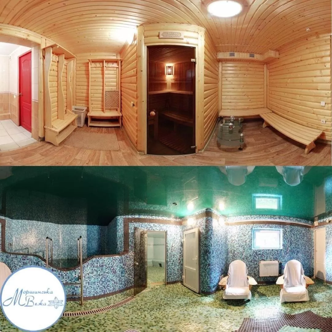 Sauna in Morshynska Vezha Hotel