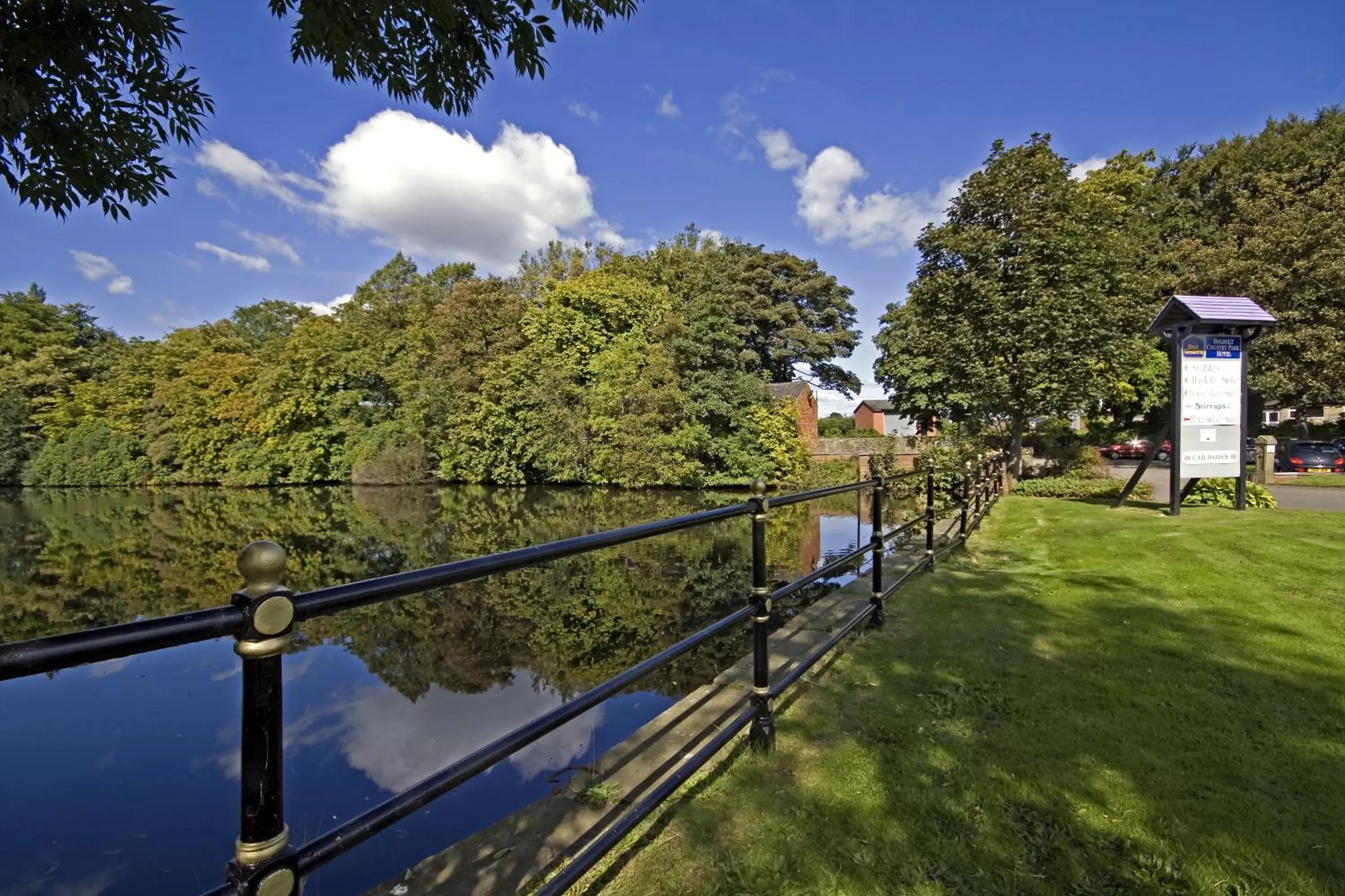 Garden in Best Western Bolholt Country Park Hotel