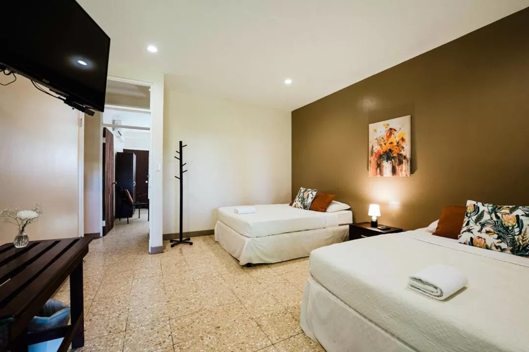 Bed in Hotel Diriá Santa Cruz