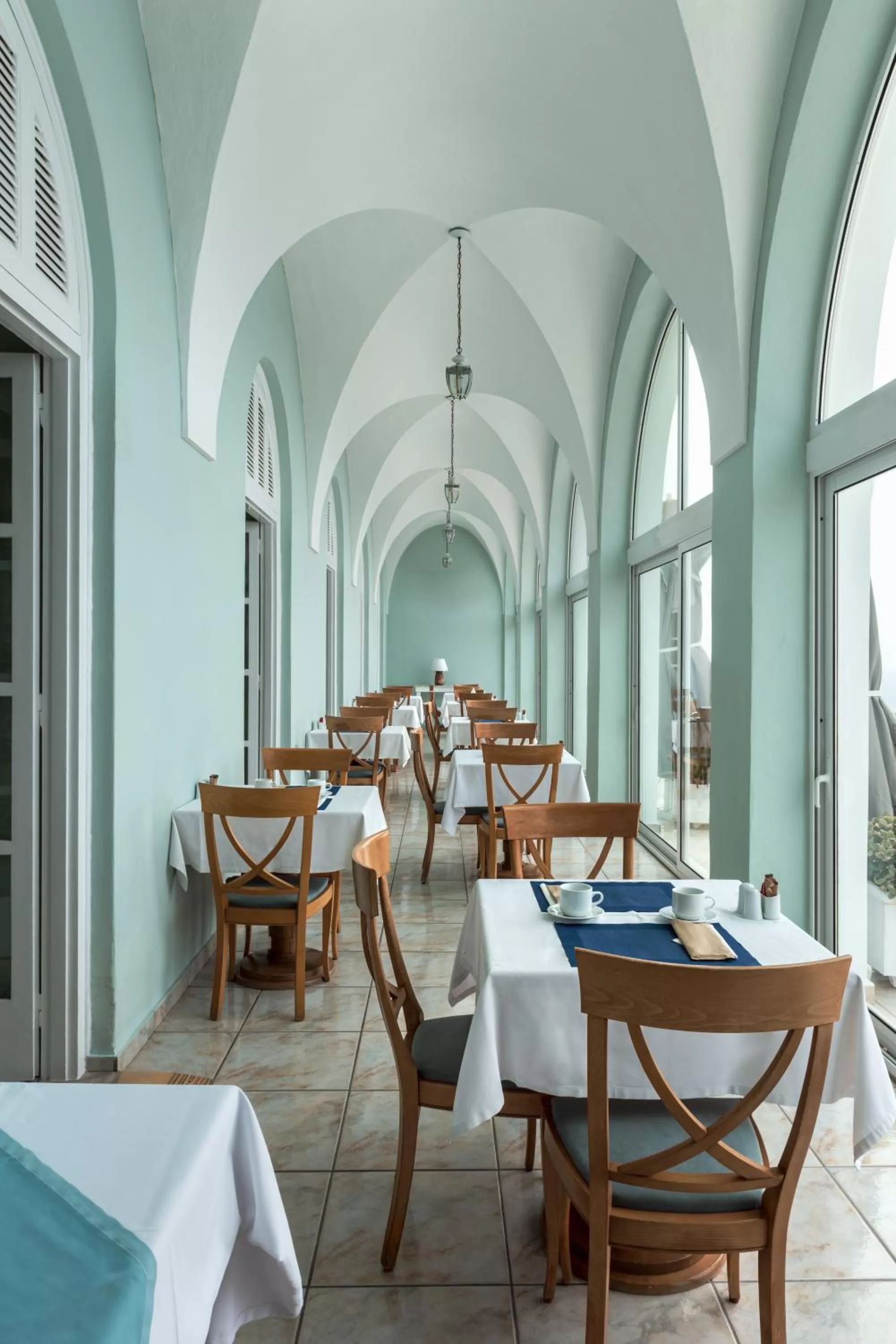 Buffet breakfast in Atlantis Hotel