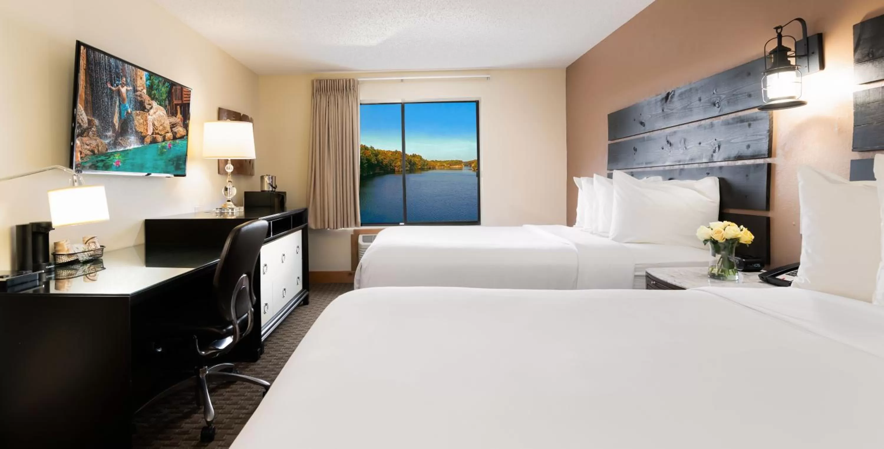 Photo of the whole room, Bed in The VUE Boutique Hotel & Boathouse