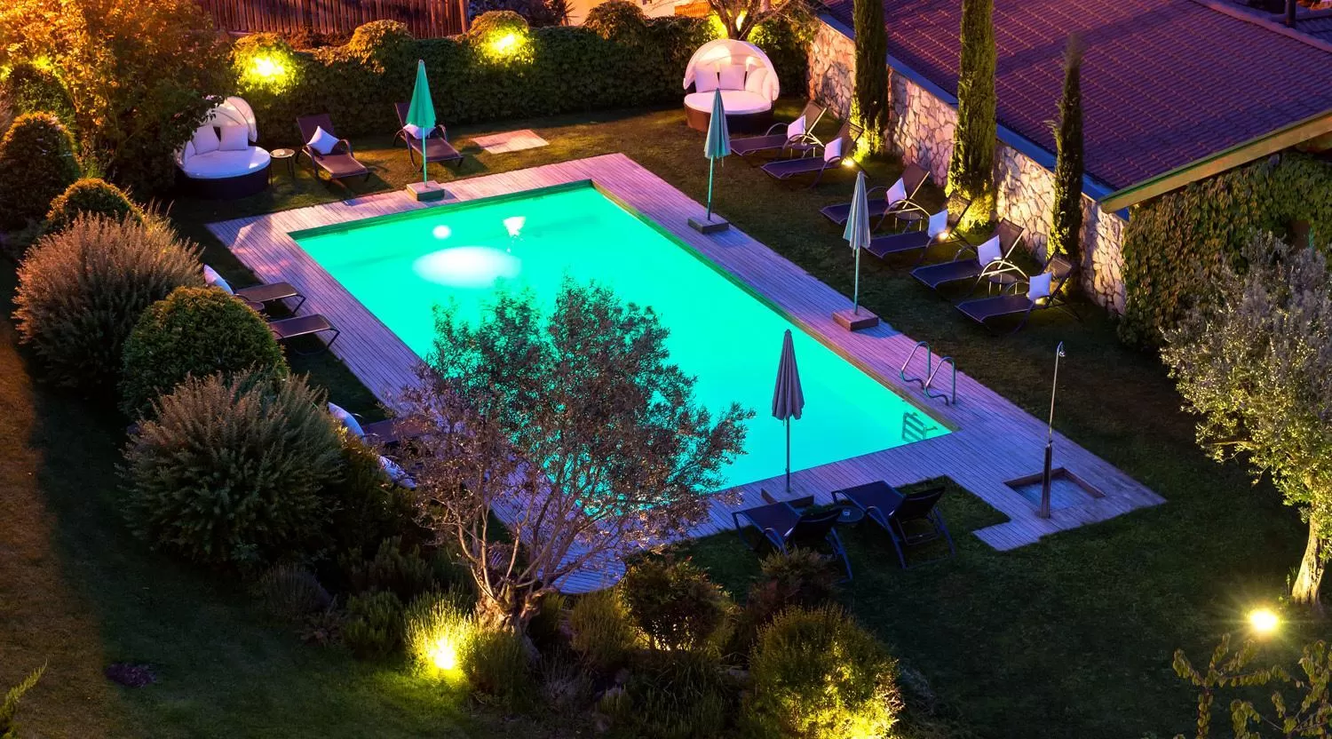 Garden, Pool View in Mair Am Ort Living Hotel B&B