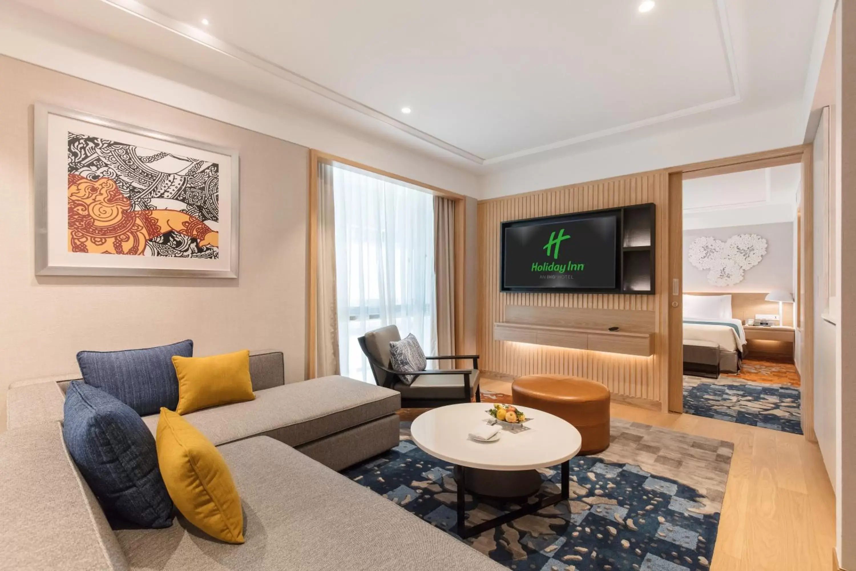 1 King 1 Bedroom Suite Living Dining Area in Holiday Inn Bangkok, an IHG Hotel 1 King 1 Bedroom Suite Living Dining Area in Holiday Inn Bangkok, an IHG Hotel