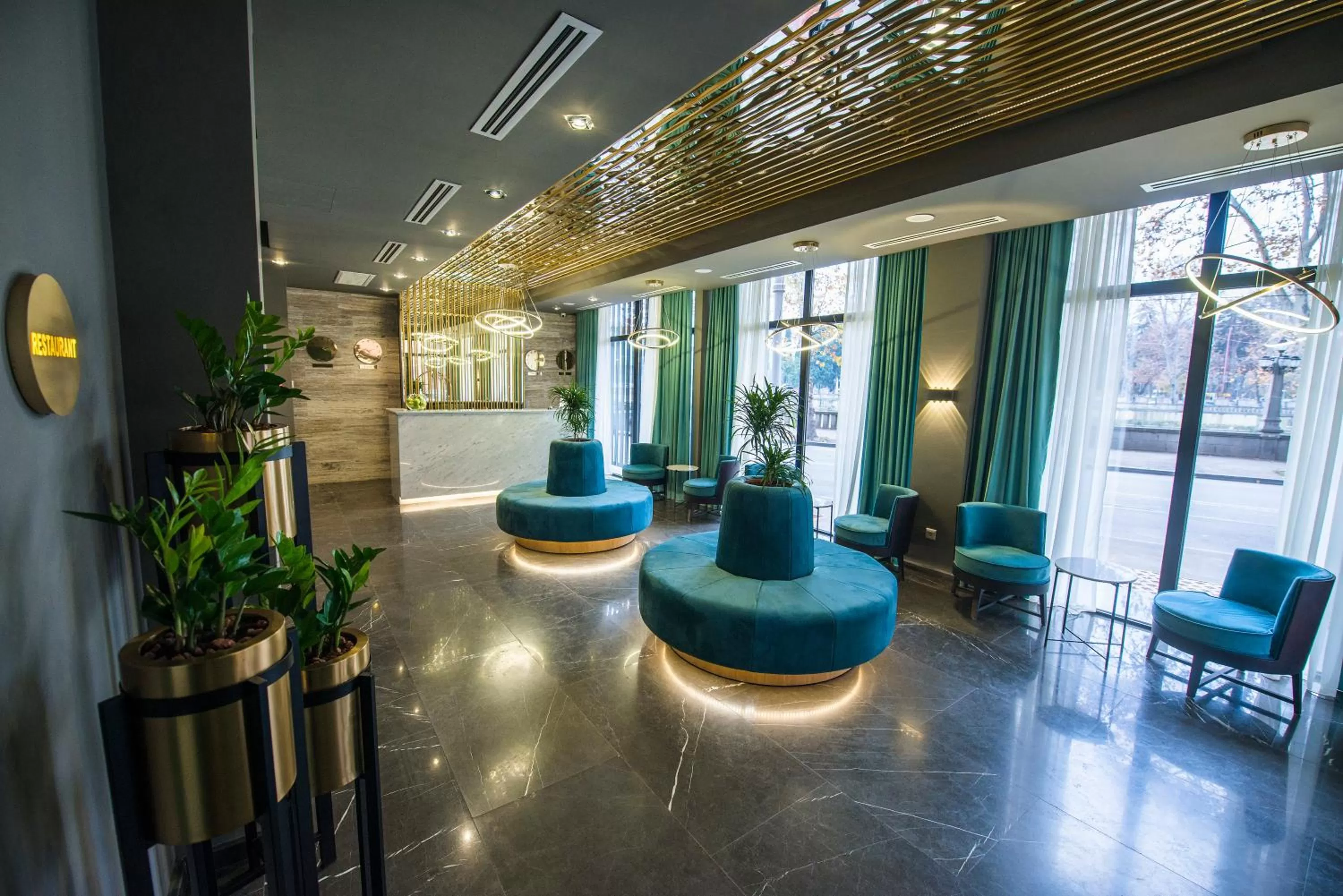 Lobby or reception in River View Hotel Tbilisi
