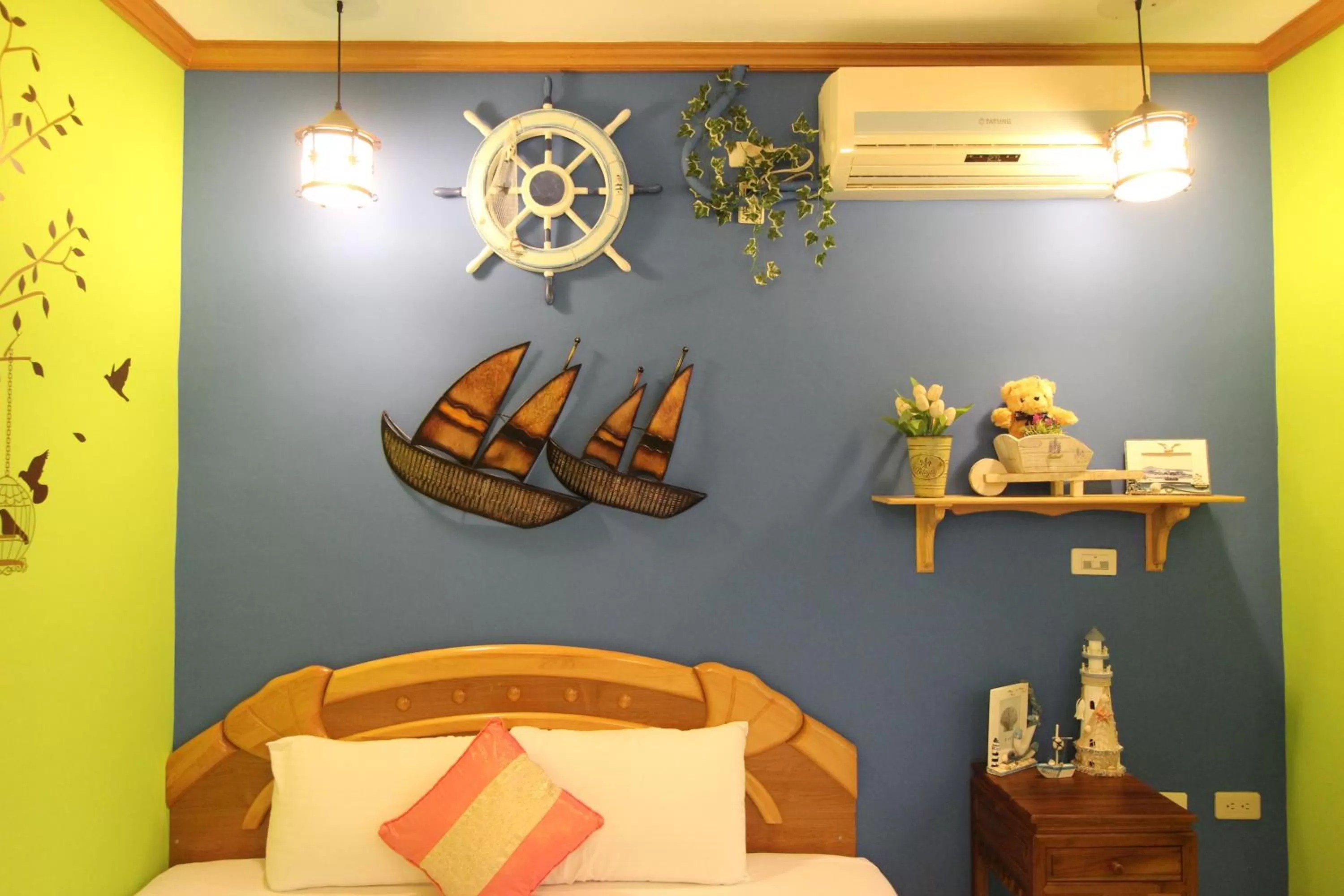 Bed in Kenting Diack Inn