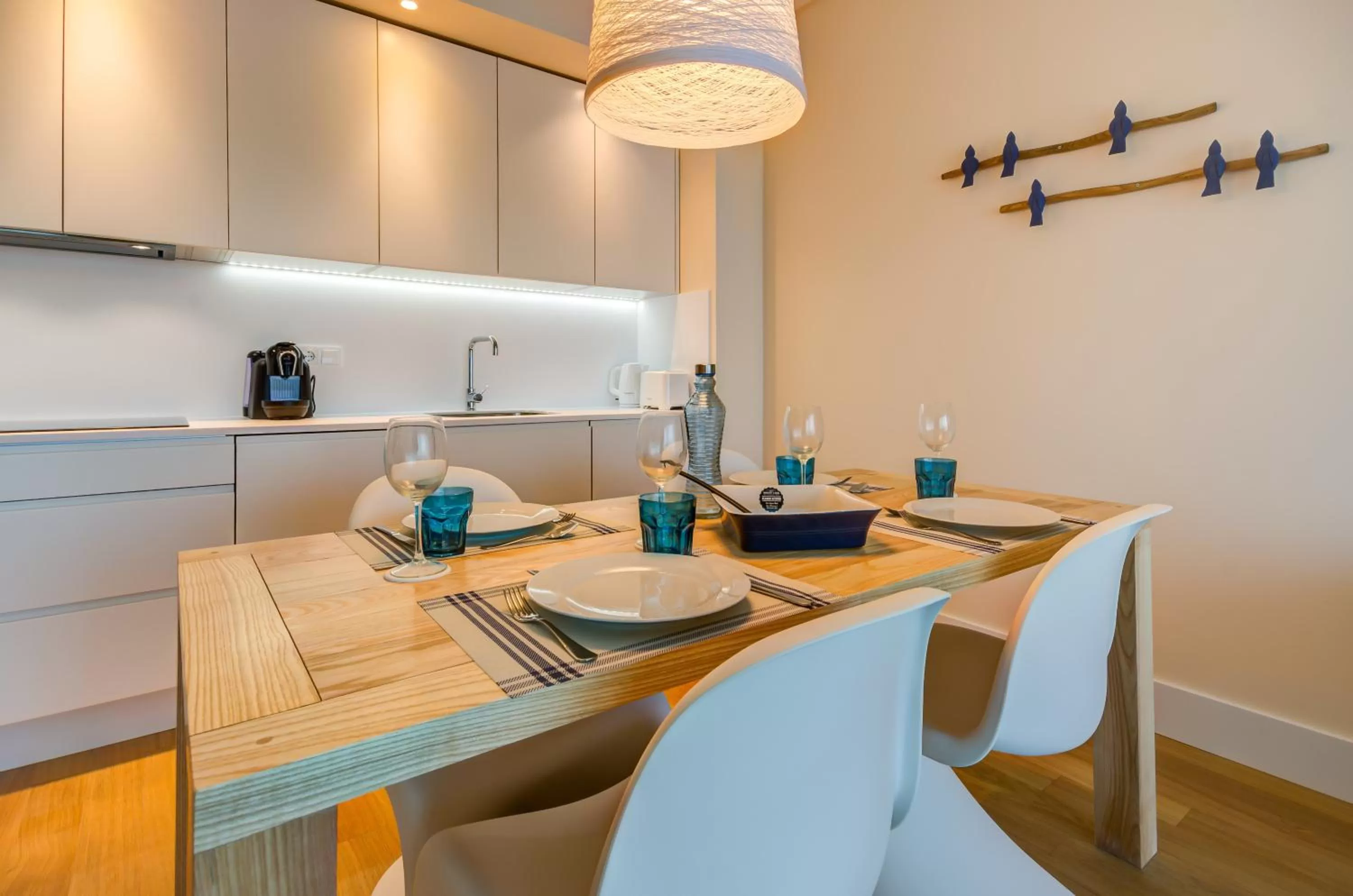 Kitchen or kitchenette in Praia do Sal Resort and SPA