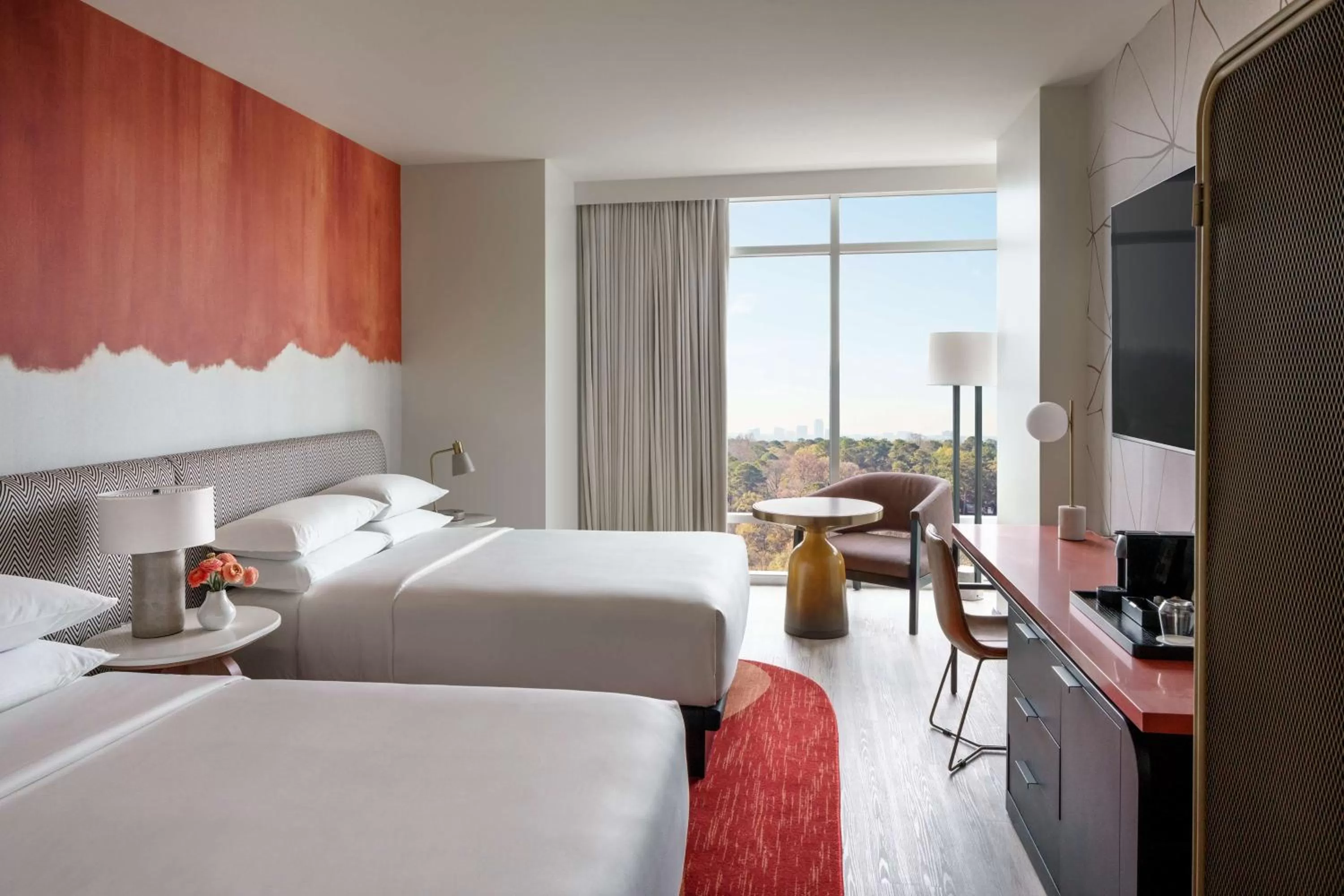 View (from property/room), Bed in Hyatt Centric Buckhead Atlanta