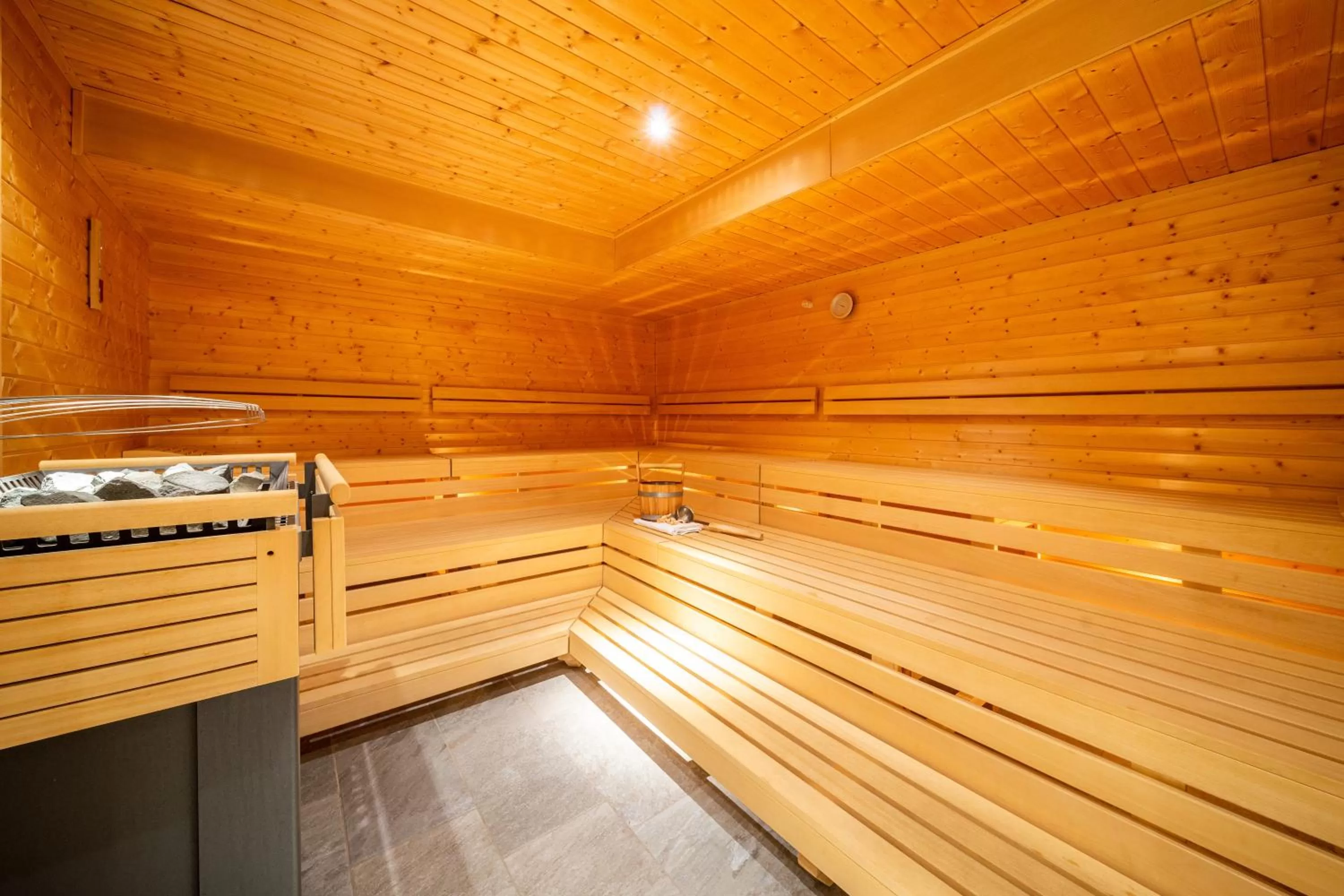 Sauna in Biohotel Rastbichlhof
