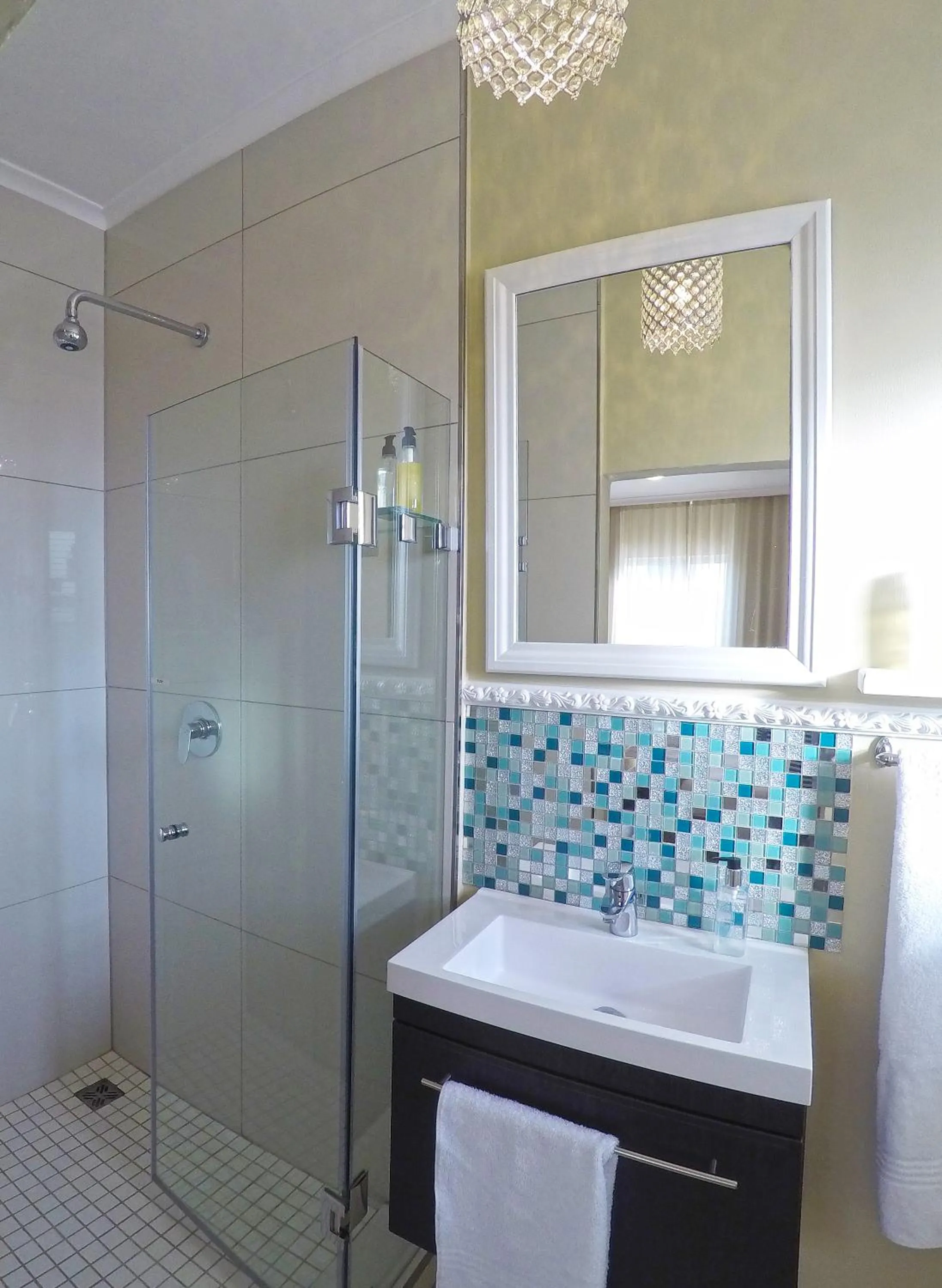 Shower in Dolphin Inn Guesthouse