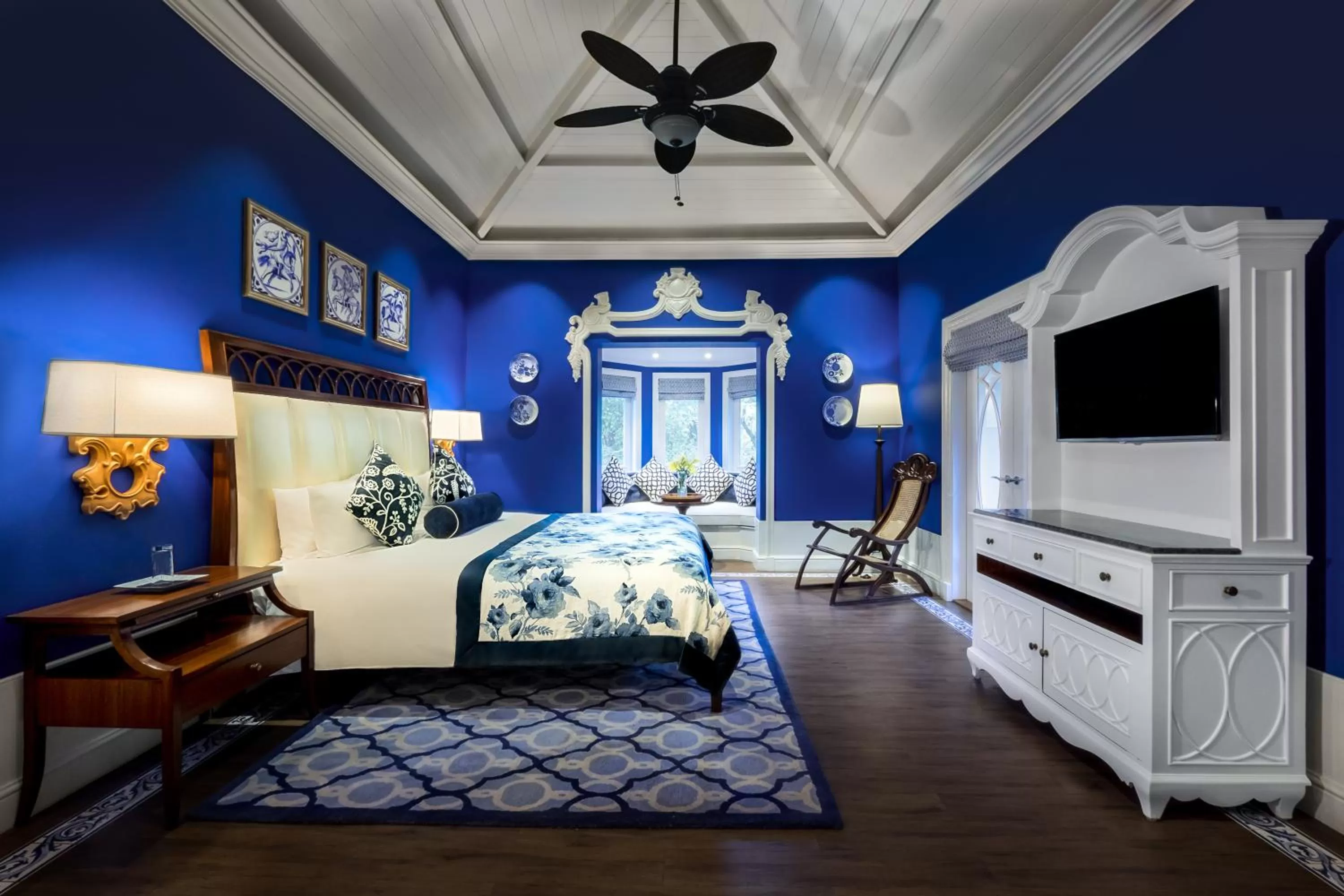 Bedroom, Bed in Taj Fort Aguada Resort & Spa, Goa