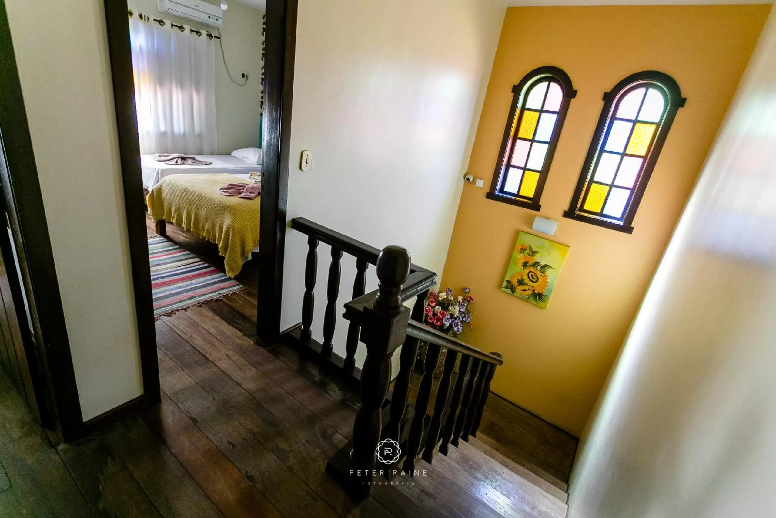 View (from property/room), Bed in Pousada Dunas Braga