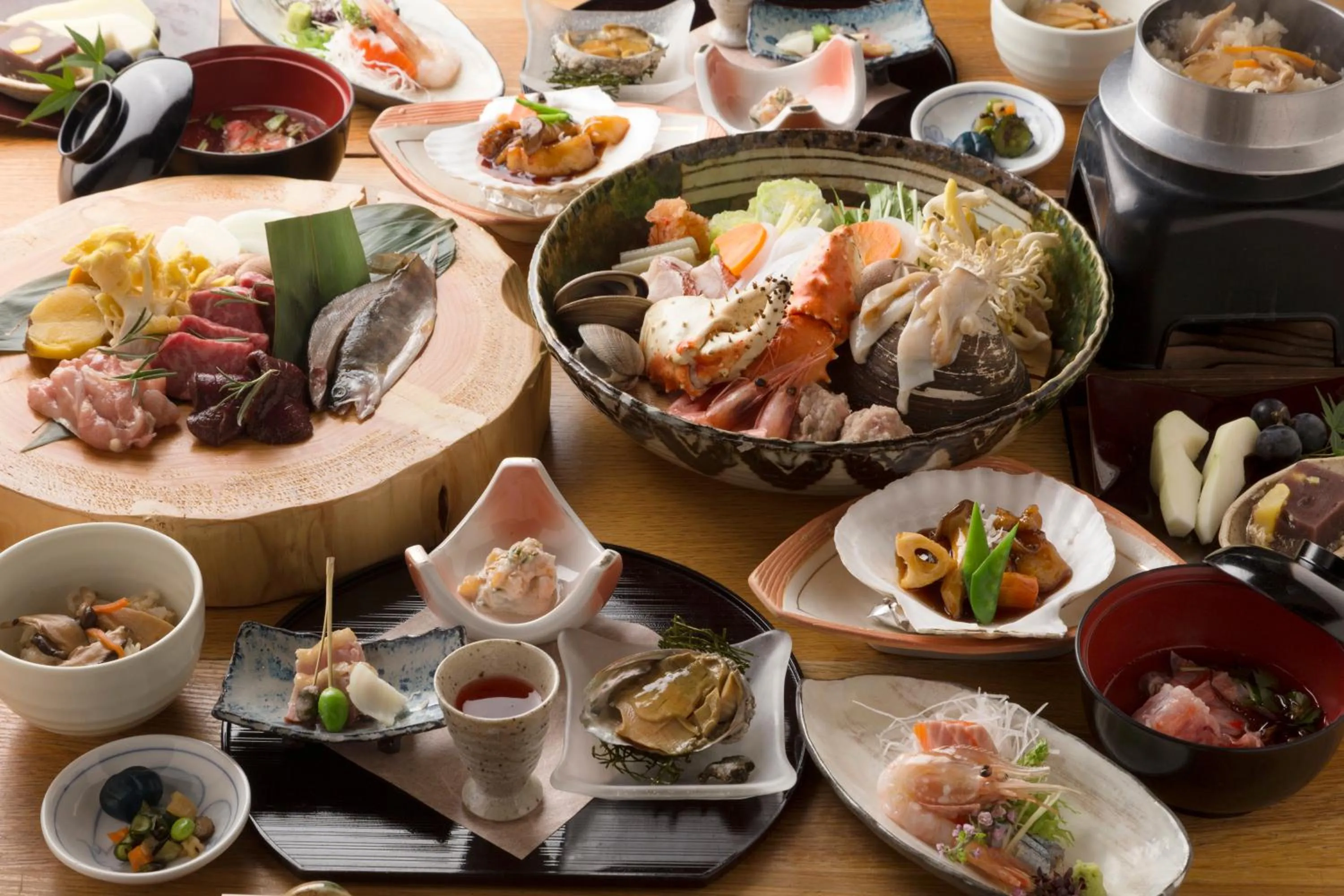 Dinner in La Vista Daisetsuzan