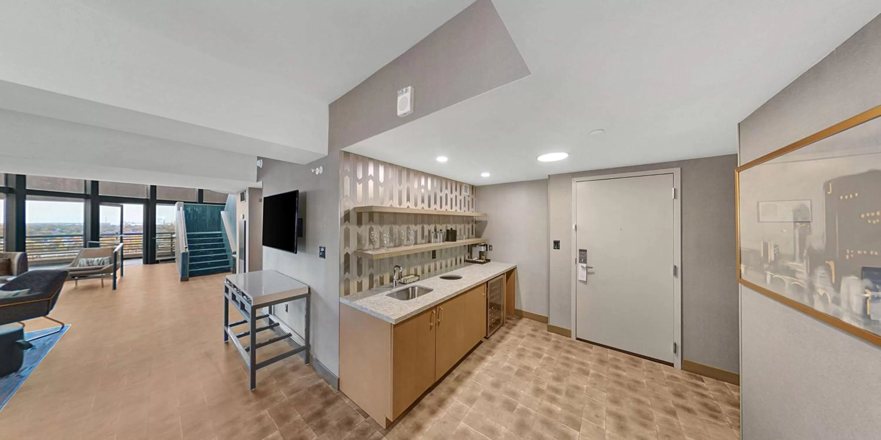 Living room in Hilton Garden Inn Toledo Downtown