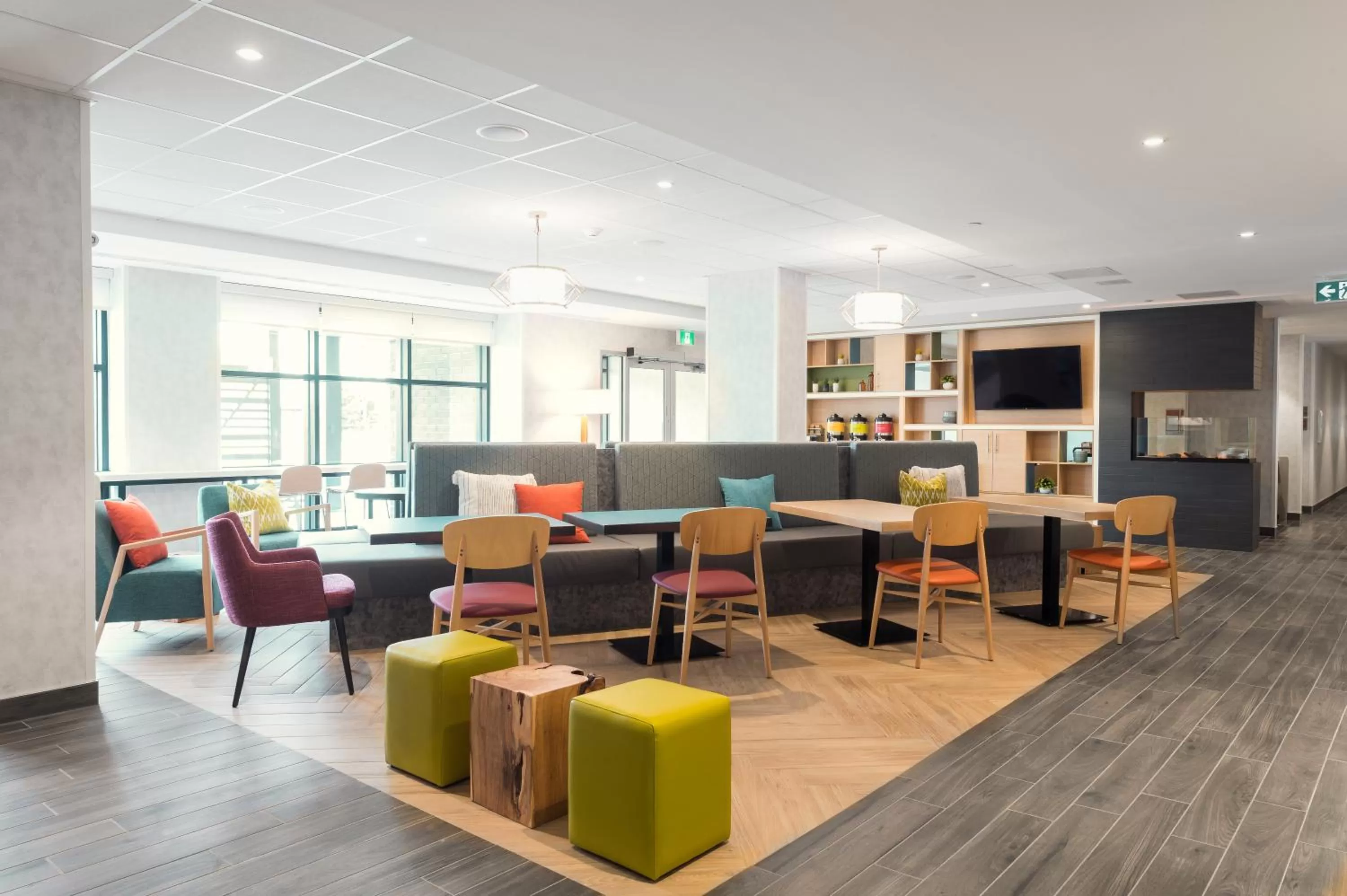 Lobby or reception in Home2 Suites By Hilton Quebec City