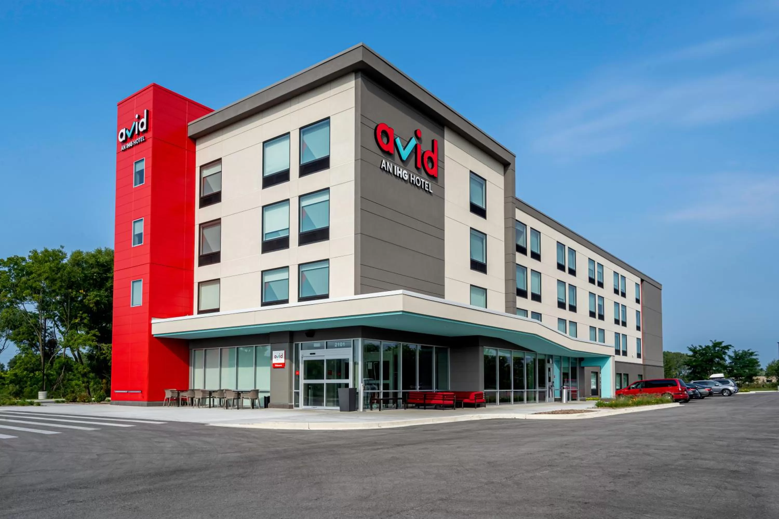 Property building in avid hotels Milwaukee West - Waukesha by IHG